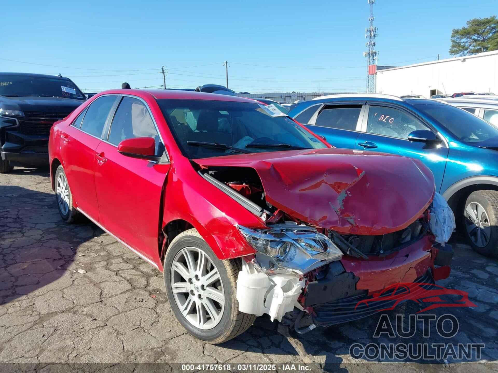 TOYOTA CAMRY 2013 - 4T1BF1FKXDU702116