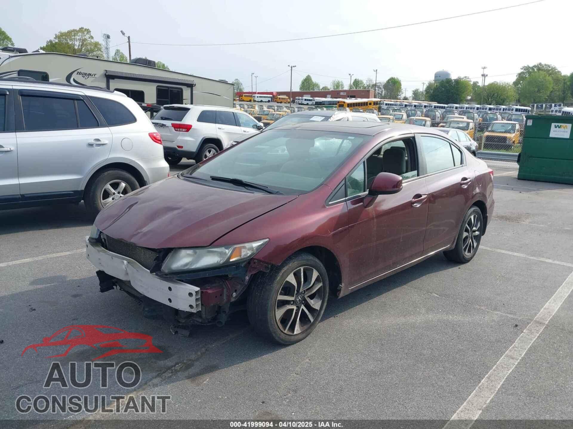 HONDA CIVIC 2013 - 19XFB2F83DE012038