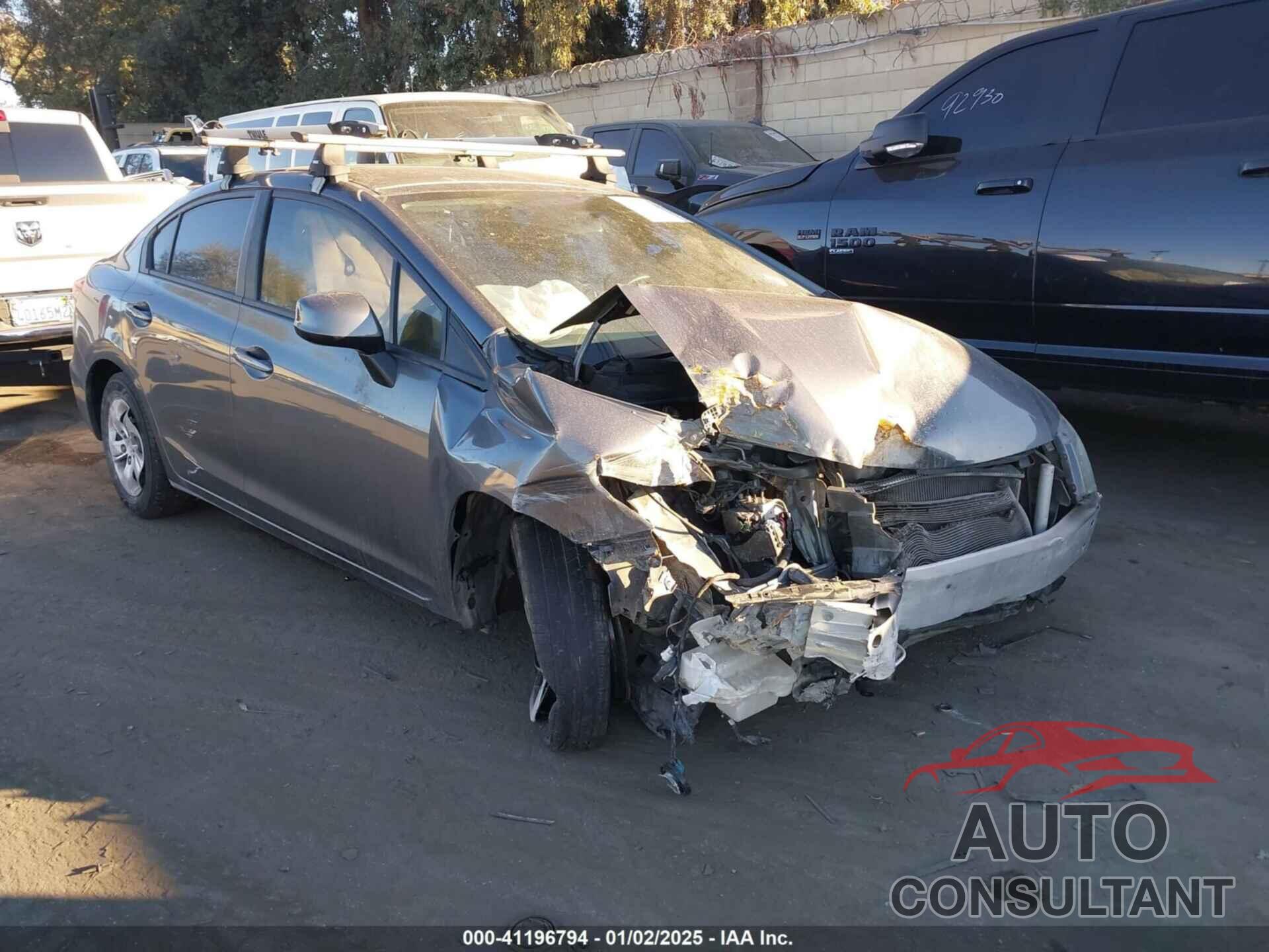 HONDA CIVIC 2013 - 19XFB2F54DE204008
