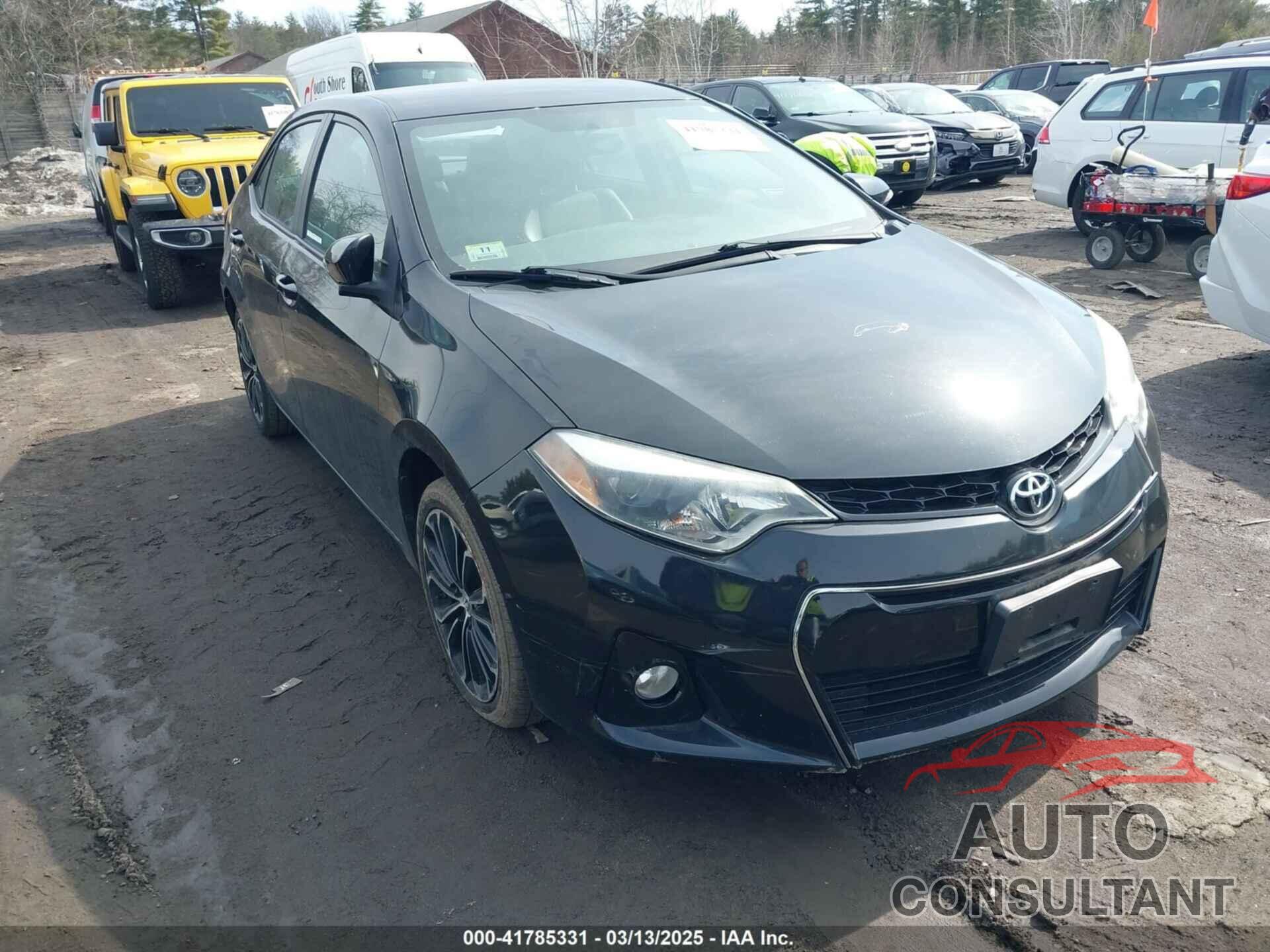 TOYOTA COROLLA 2016 - 2T1BURHE4GC645848