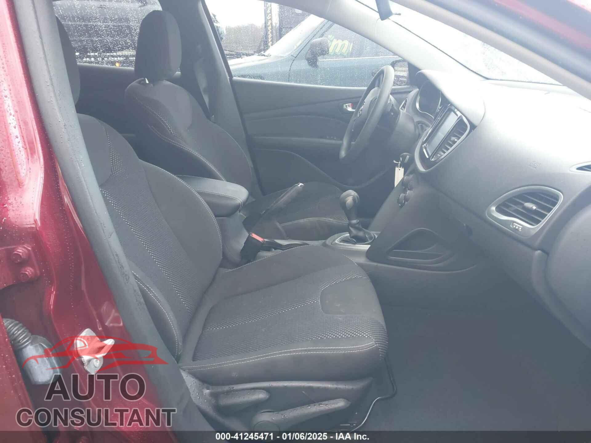 DODGE DART 2015 - 1C3CDFBB0FD337325