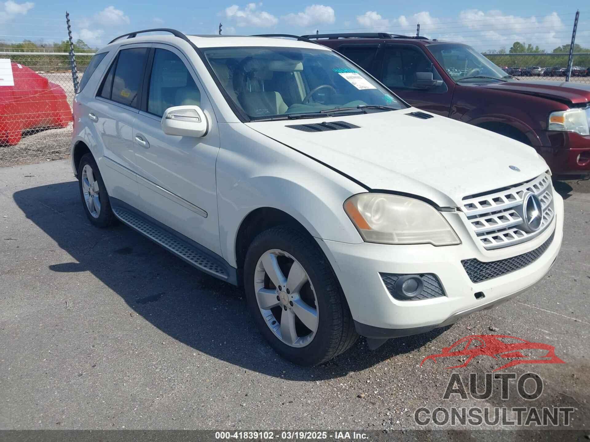 MERCEDES-BENZ ML 350 2010 - 4JGBB5GB8AA558774