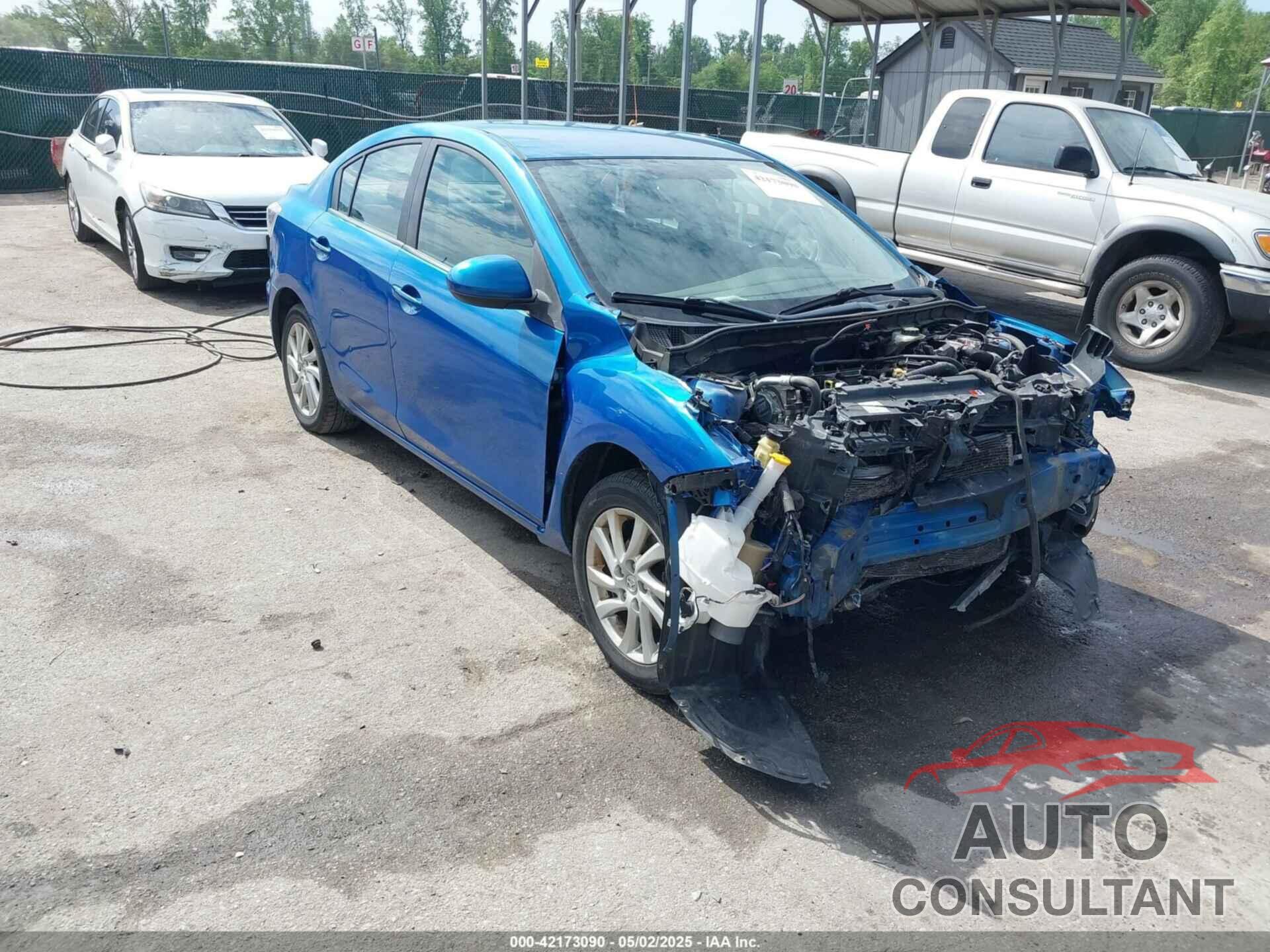 MAZDA MAZDA3 2012 - JM1BL1V8XC1662834