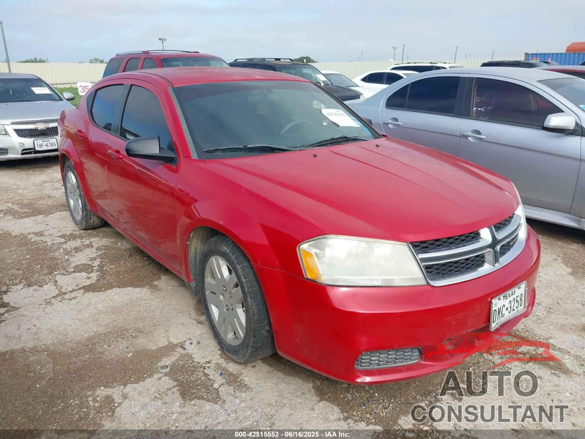 DODGE AVENGER 2014 - 1C3CDZABXEN200372