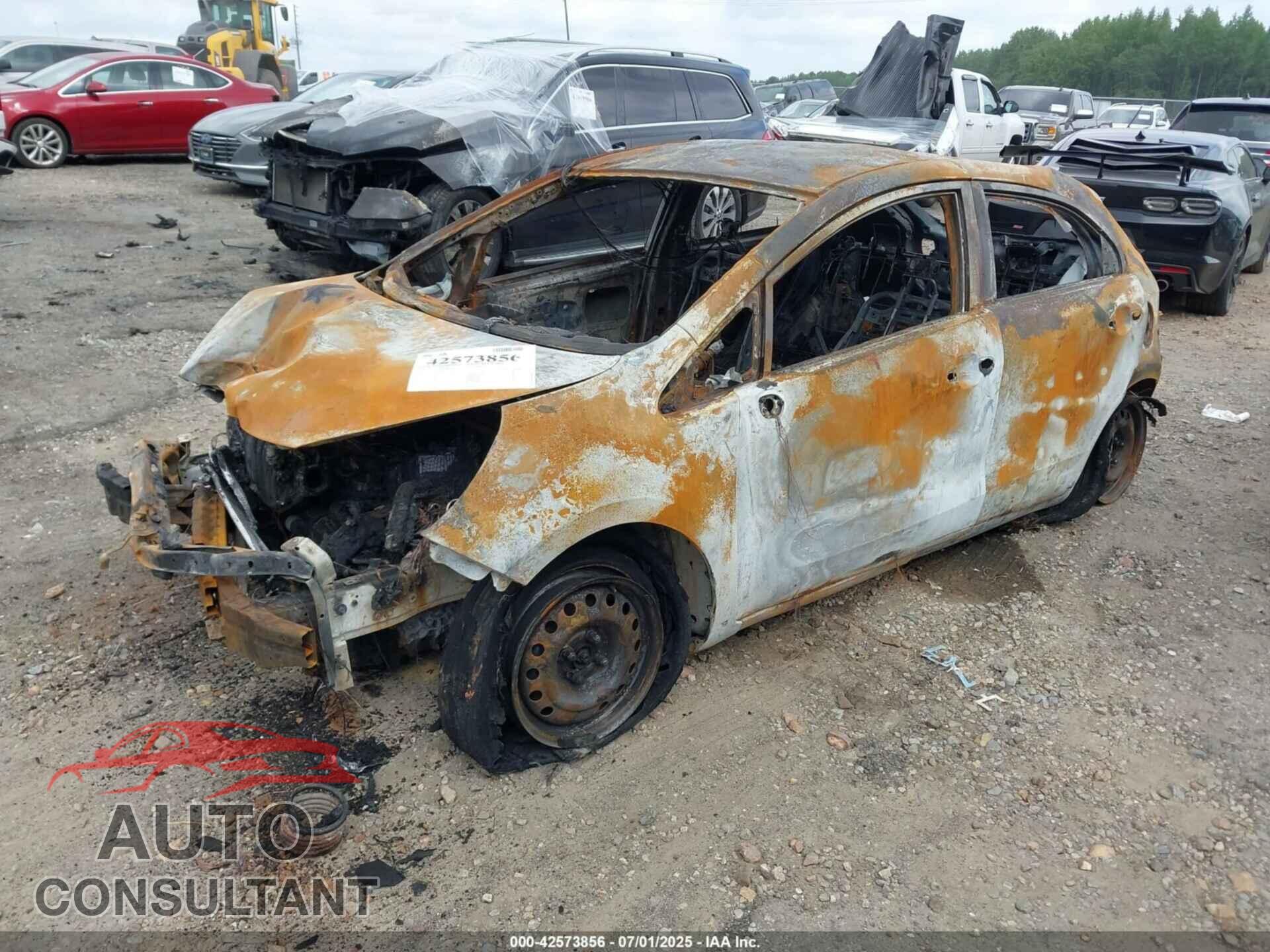 KIA RIO5 2012 - KNADM5A36C6014656