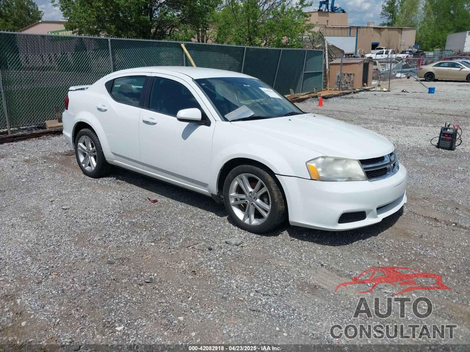 DODGE AVENGER 2012 - 1C3CDZCB2CN290465