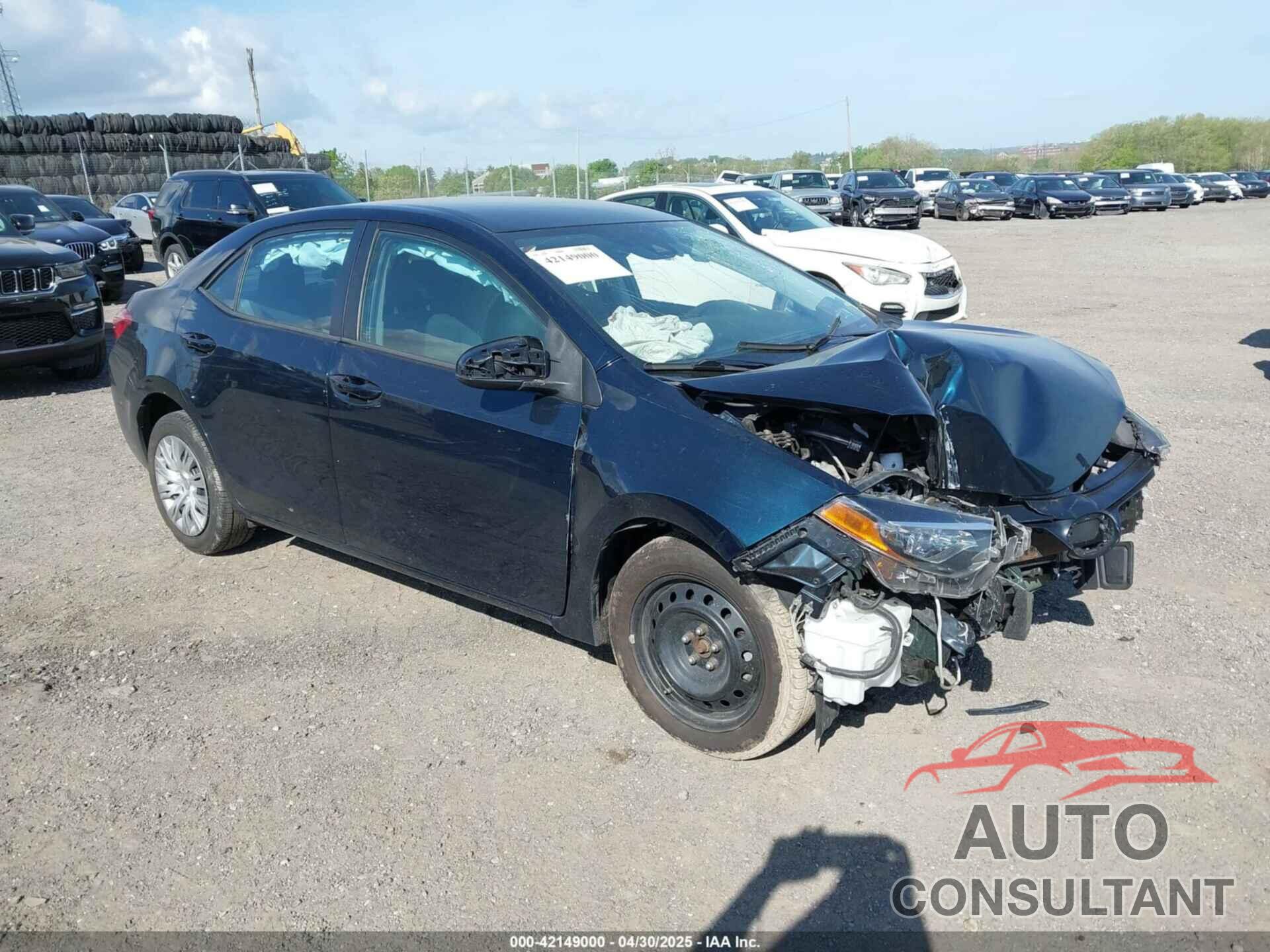 TOYOTA COROLLA 2019 - 2T1BURHE9KC140641