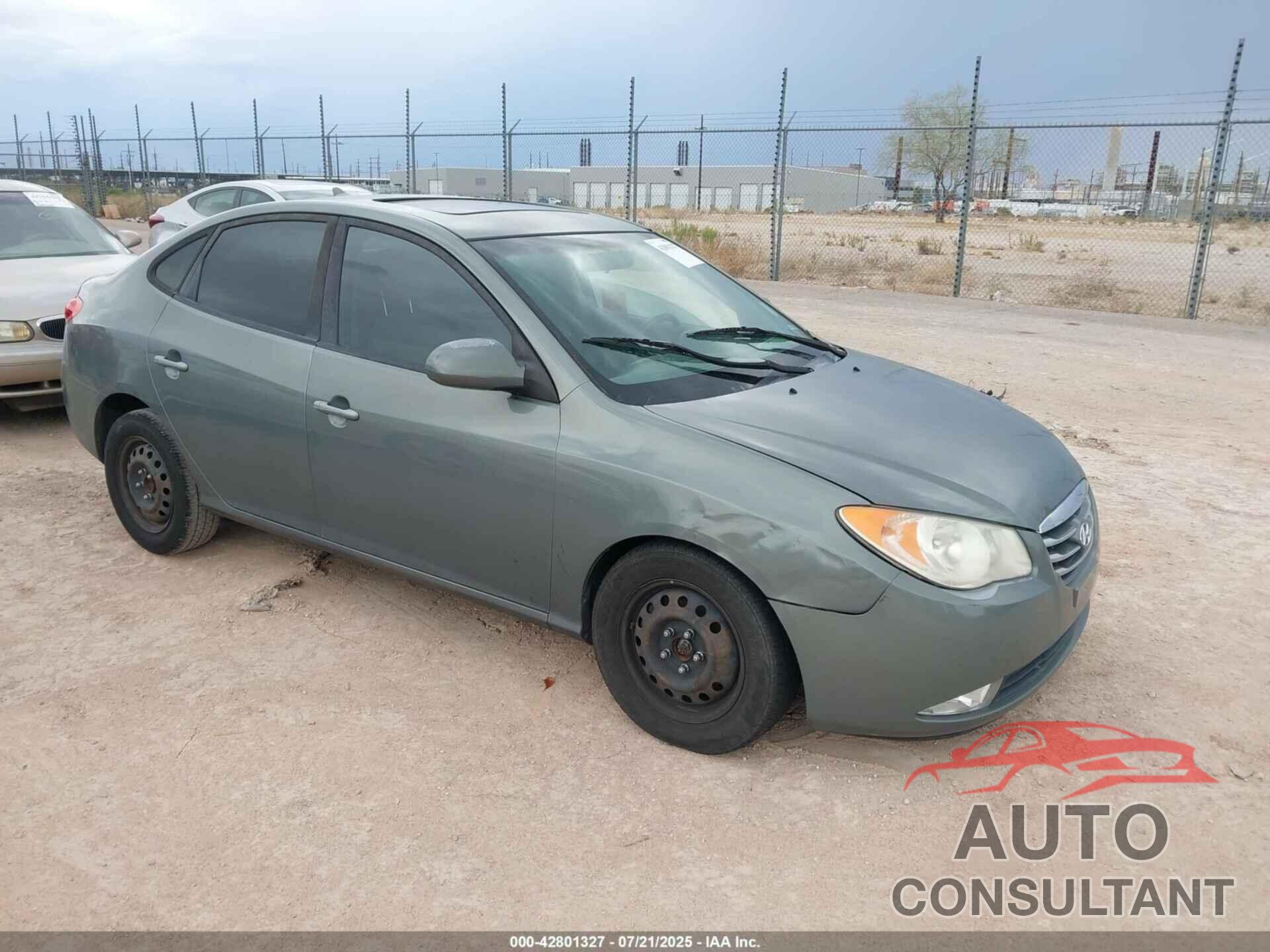 HYUNDAI ELANTRA 2010 - KMHDU4AD4AU837709