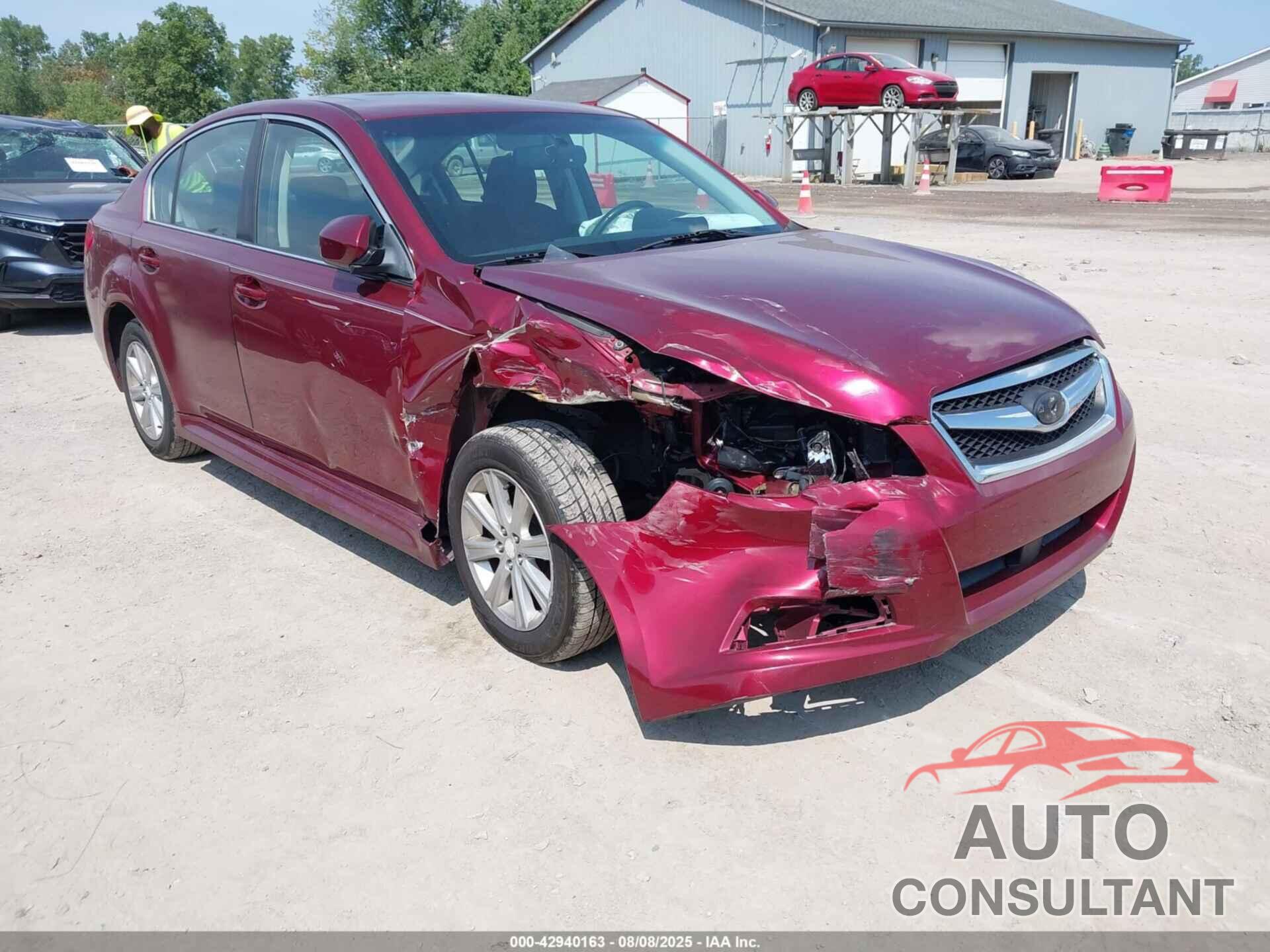SUBARU LEGACY 2012 - 4S3BMCG63C3016964