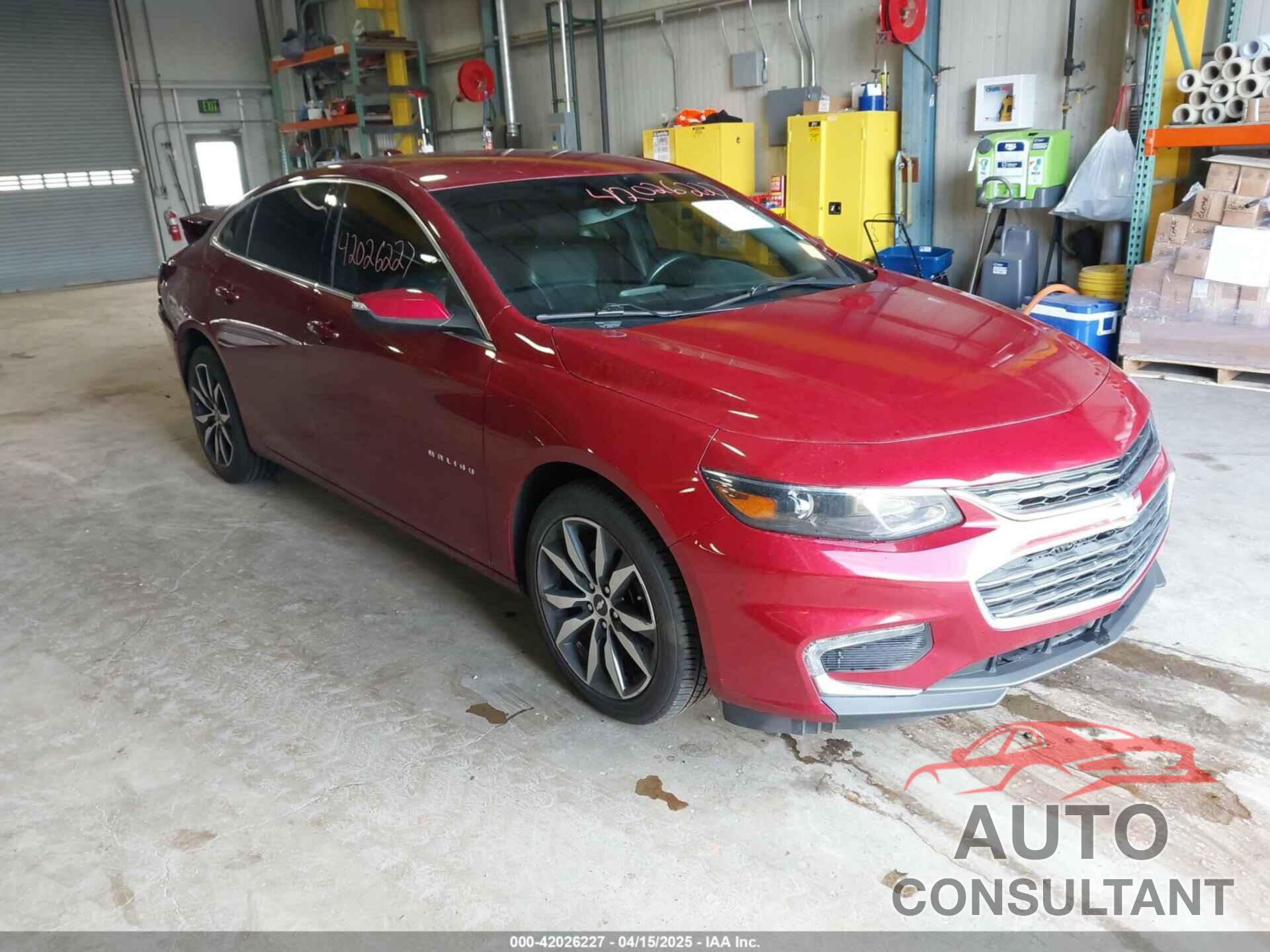 CHEVROLET MALIBU 2017 - 1G1ZE5ST4HF268631