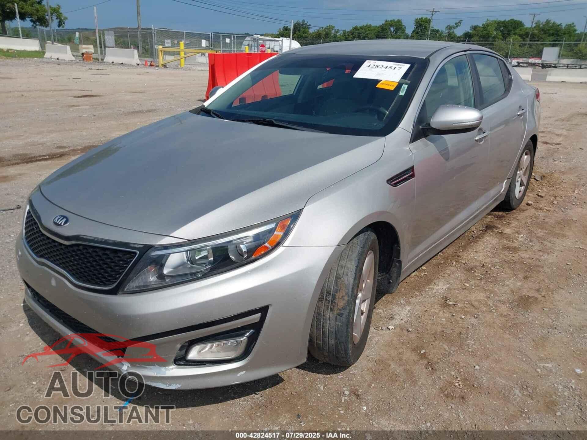 KIA OPTIMA 2015 - KNAGM4A76F5536725