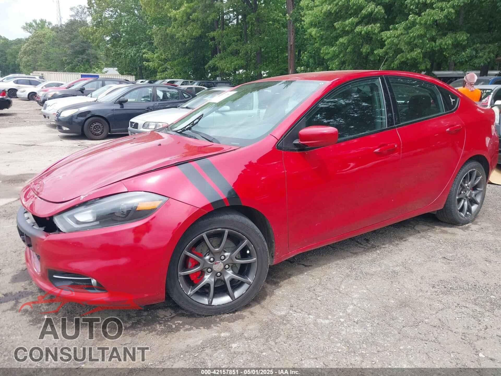 DODGE DART 2013 - 1C3CDFBA1DD295459