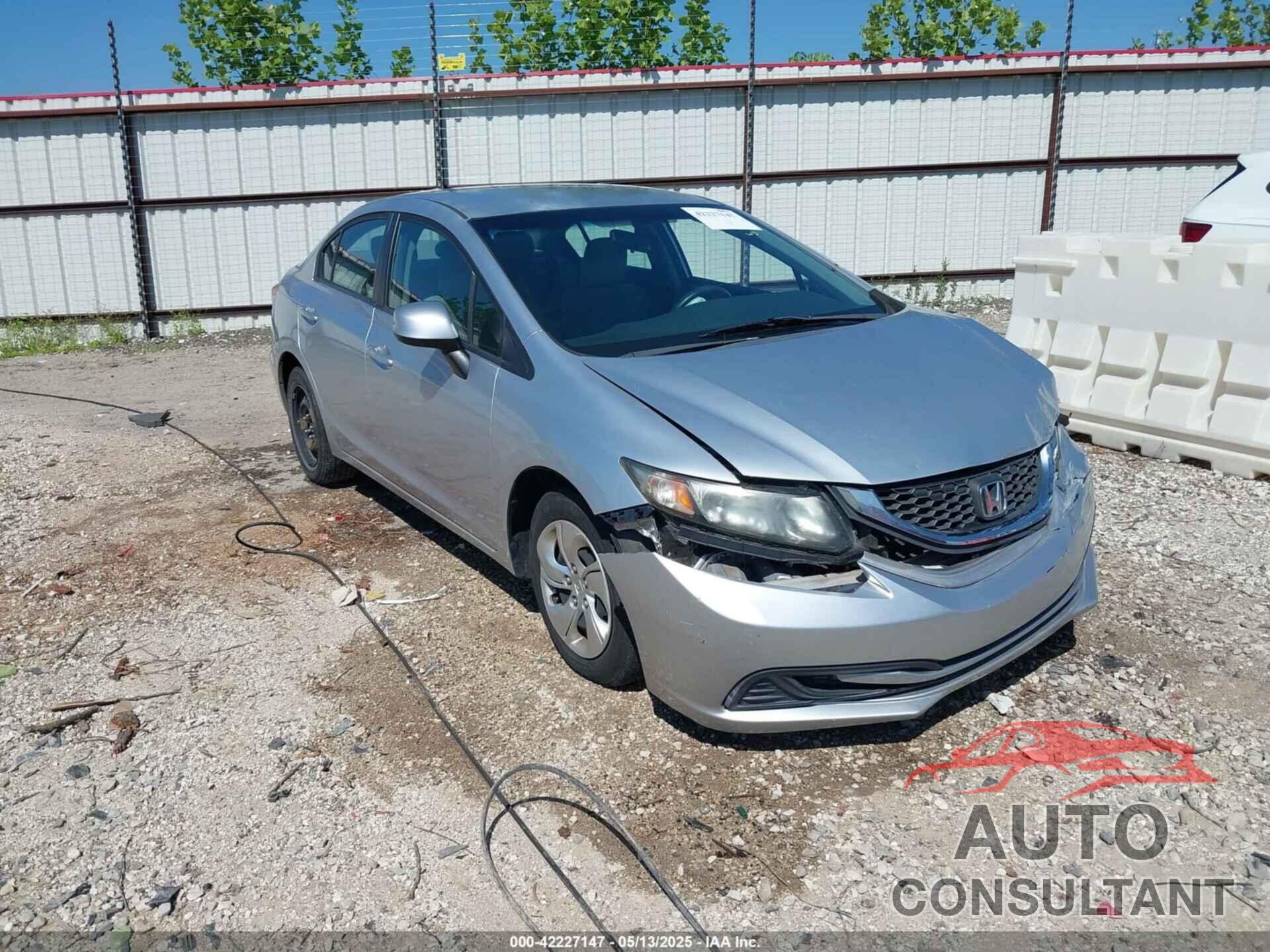 HONDA CIVIC 2013 - 2HGFB2F5XDH503458