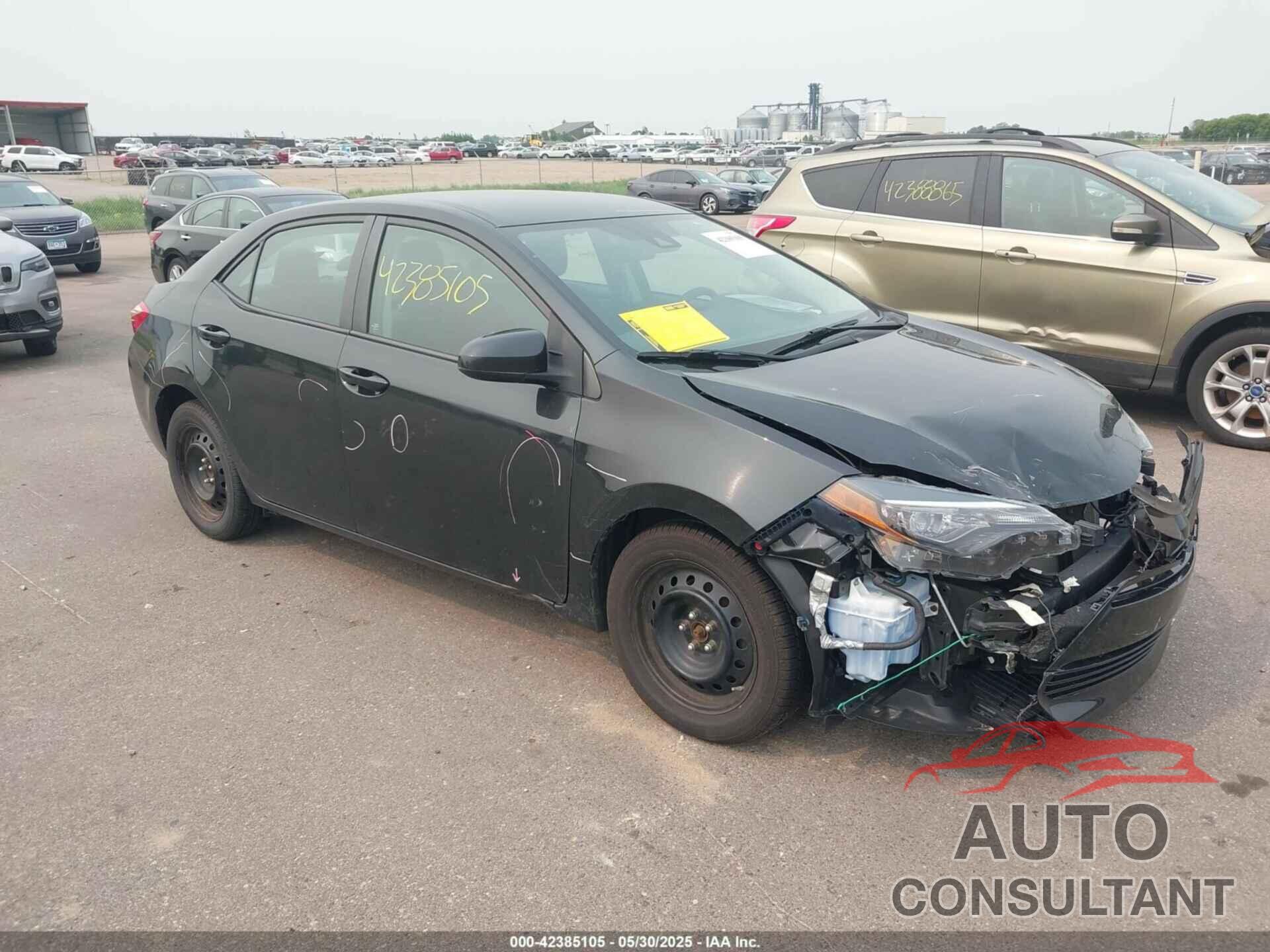 TOYOTA COROLLA 2017 - 2T1BURHE2HC881836