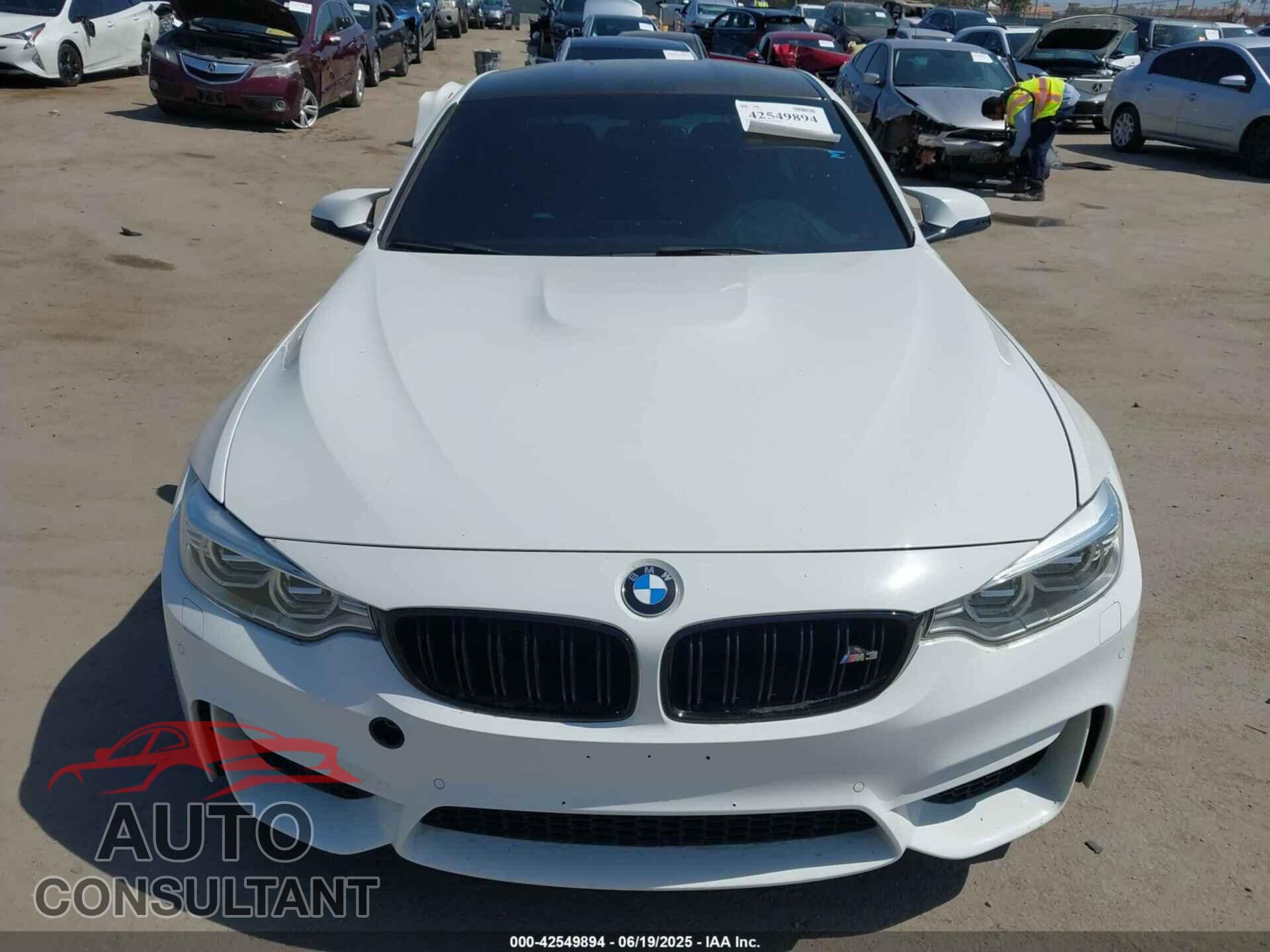BMW M3 2016 - WBS8M9C50G5D30278