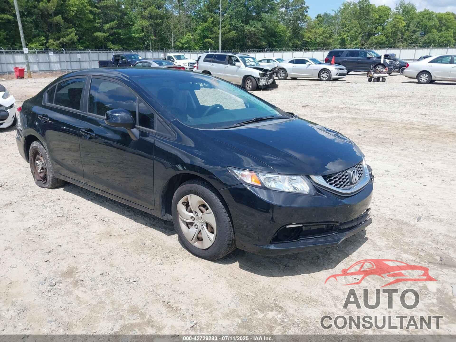 HONDA CIVIC 2013 - 19XFB2F53DE005791