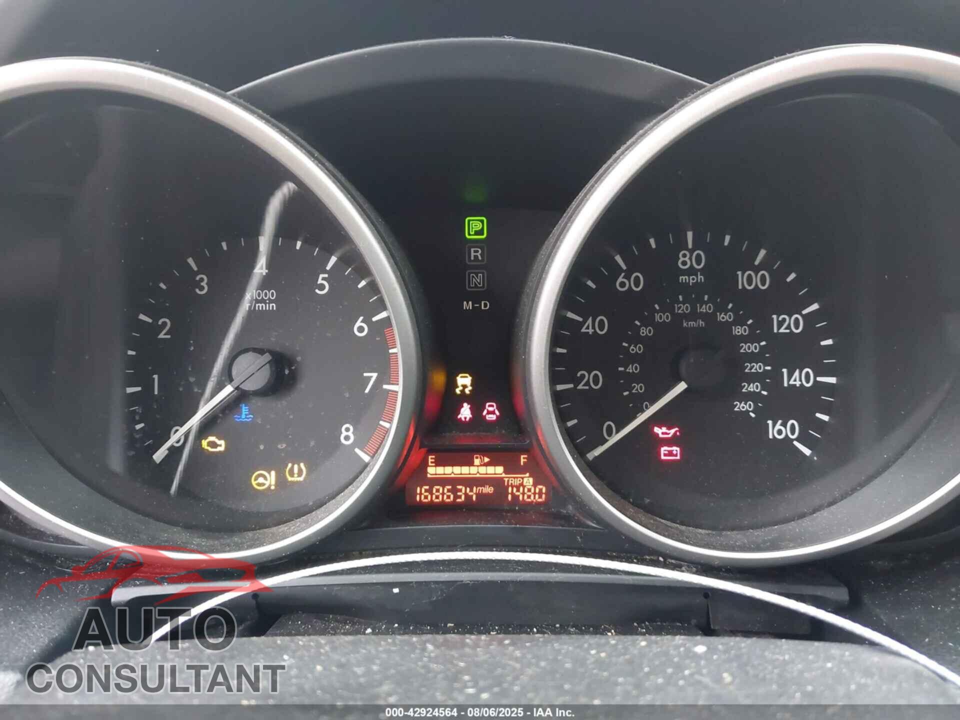 MAZDA MAZDA5 2012 - JM1CW2CL8C0110683