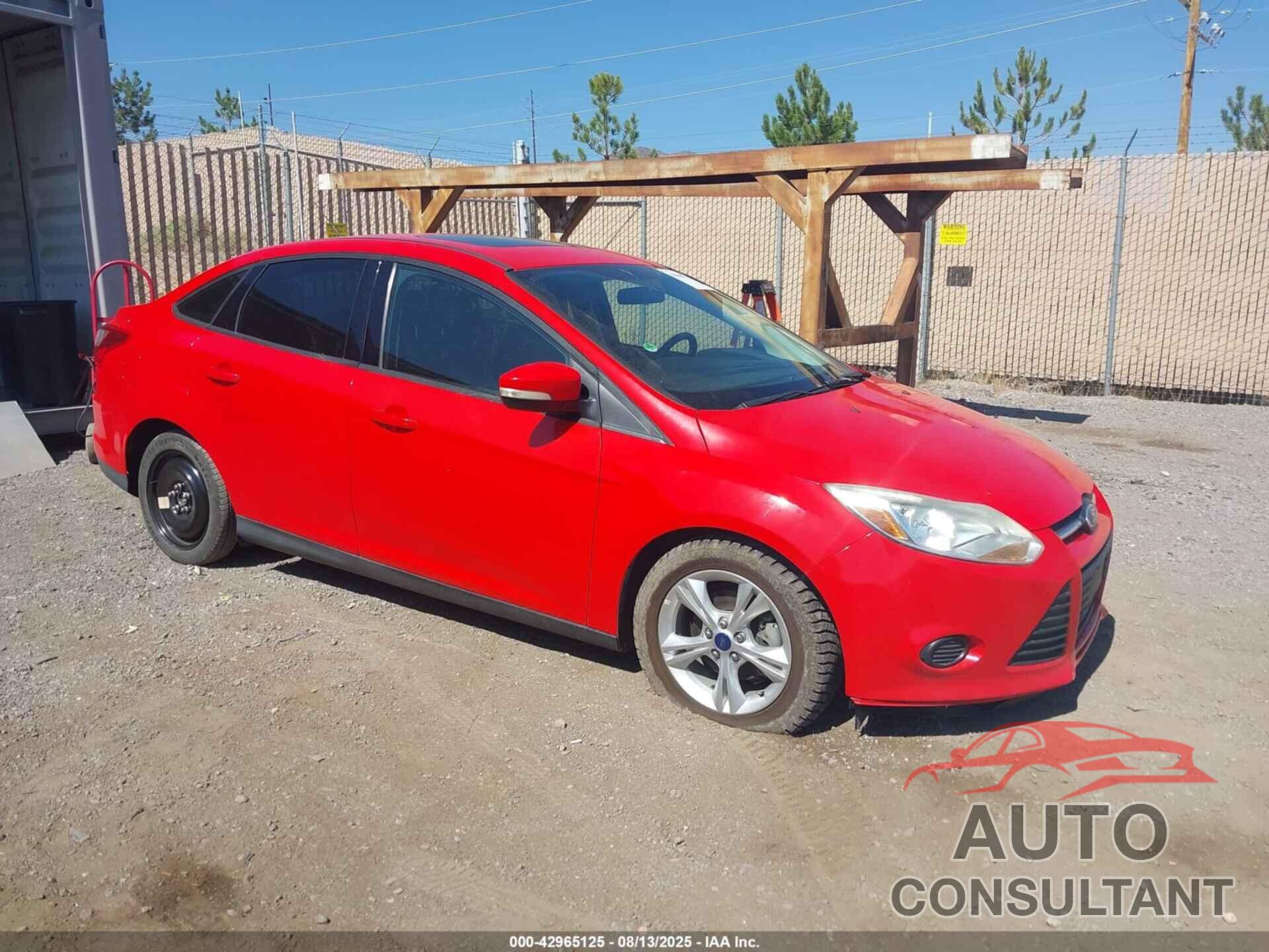 FORD FOCUS 2014 - 1FADP3F27EL186509