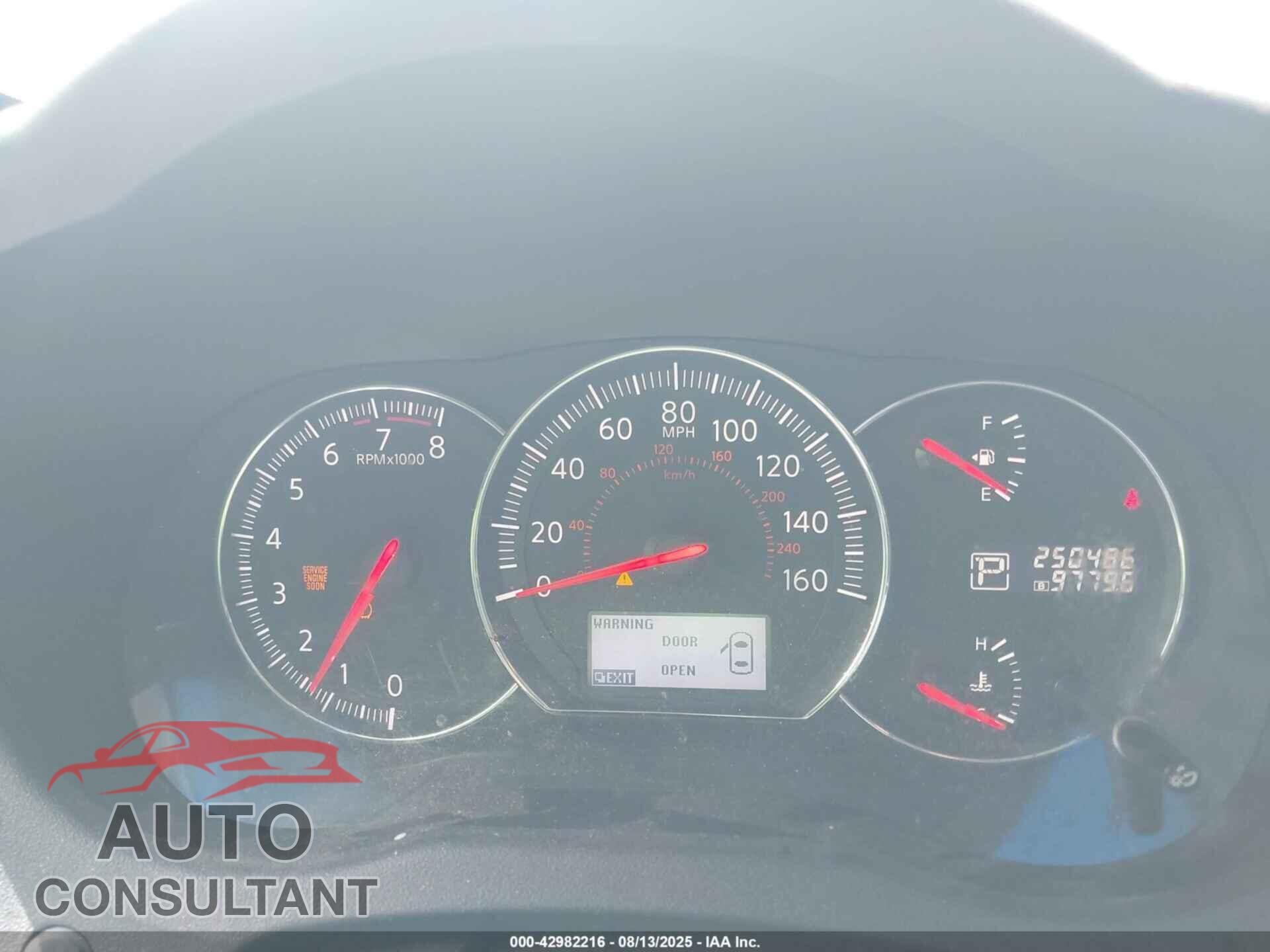 NISSAN MAXIMA 2014 - 1N4AA5AP6EC488666