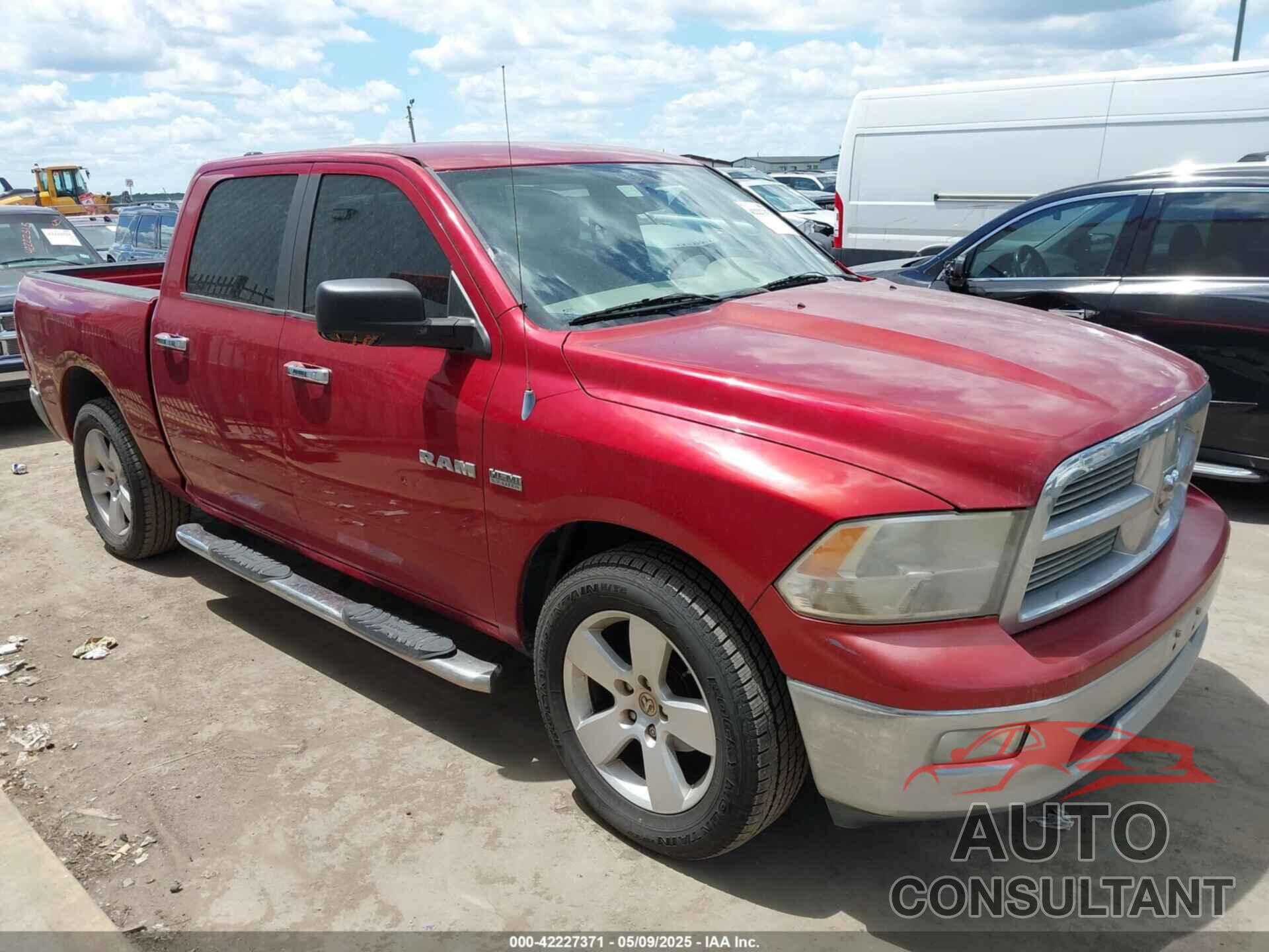 DODGE RAM 1500 2009 - 1D3HB13TX9S733173