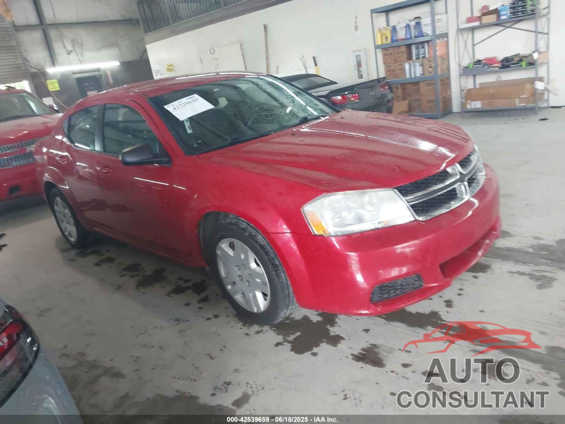 DODGE AVENGER 2013 - 1C3CDZAB1DN684091