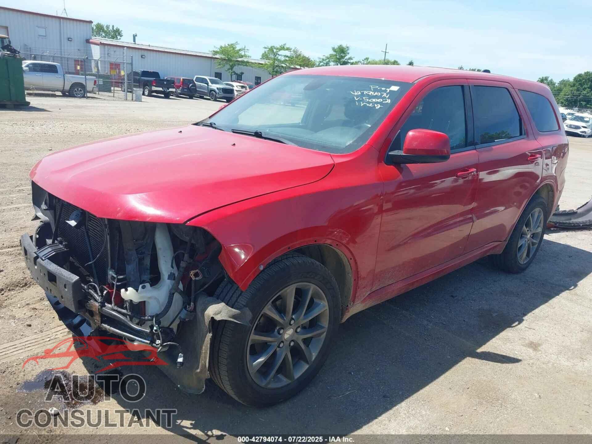DODGE DURANGO 2014 - 1C4RDJAG4EC500021