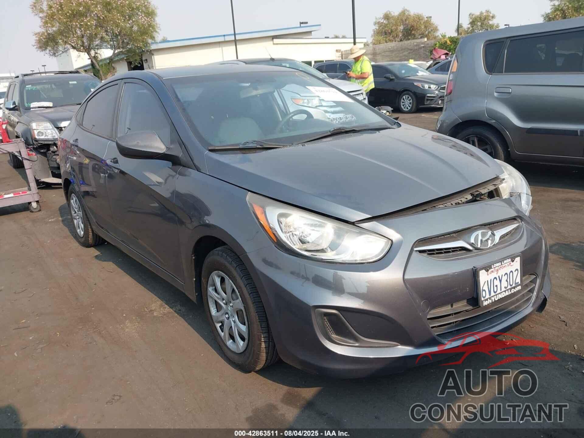 HYUNDAI ACCENT 2012 - KMHCT4AE7CU219603
