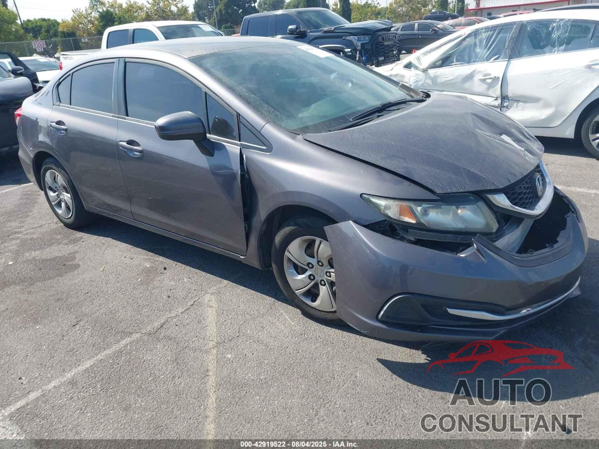HONDA CIVIC 2014 - 19XFB2F53EE262919