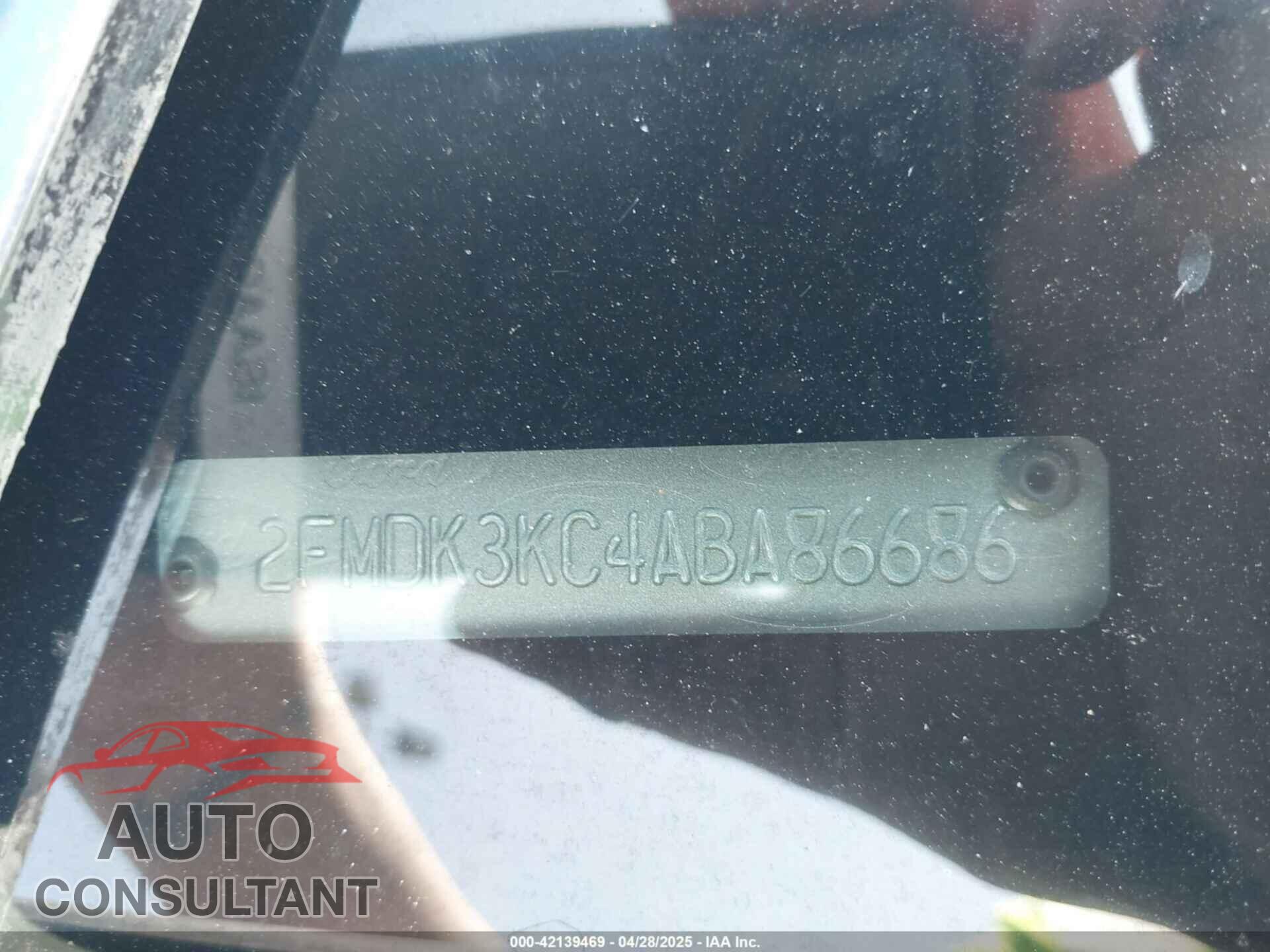 FORD EDGE 2010 - 2FMDK3KC4ABA86686