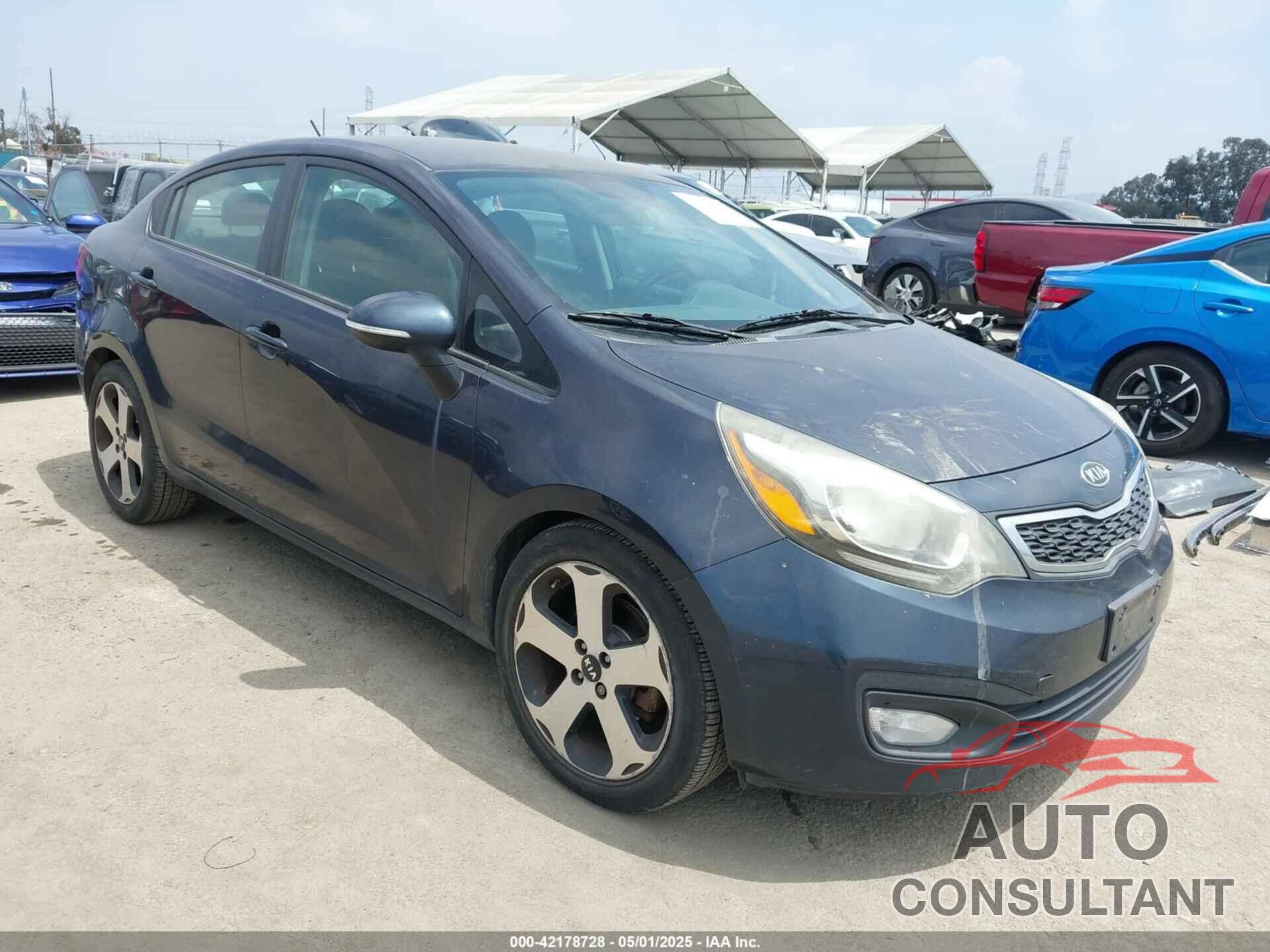 KIA RIO 2012 - KNADN4A33C6074255