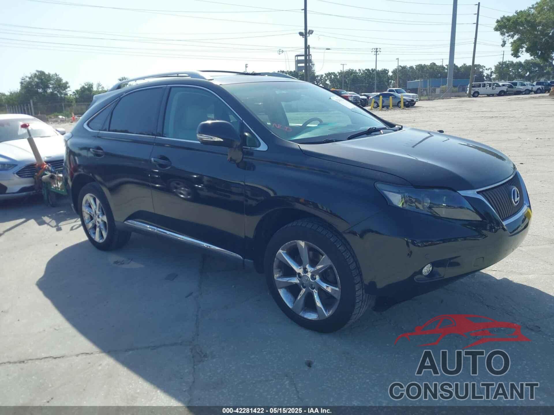 LEXUS RX 350 2010 - 2T2ZK1BA4AC021630