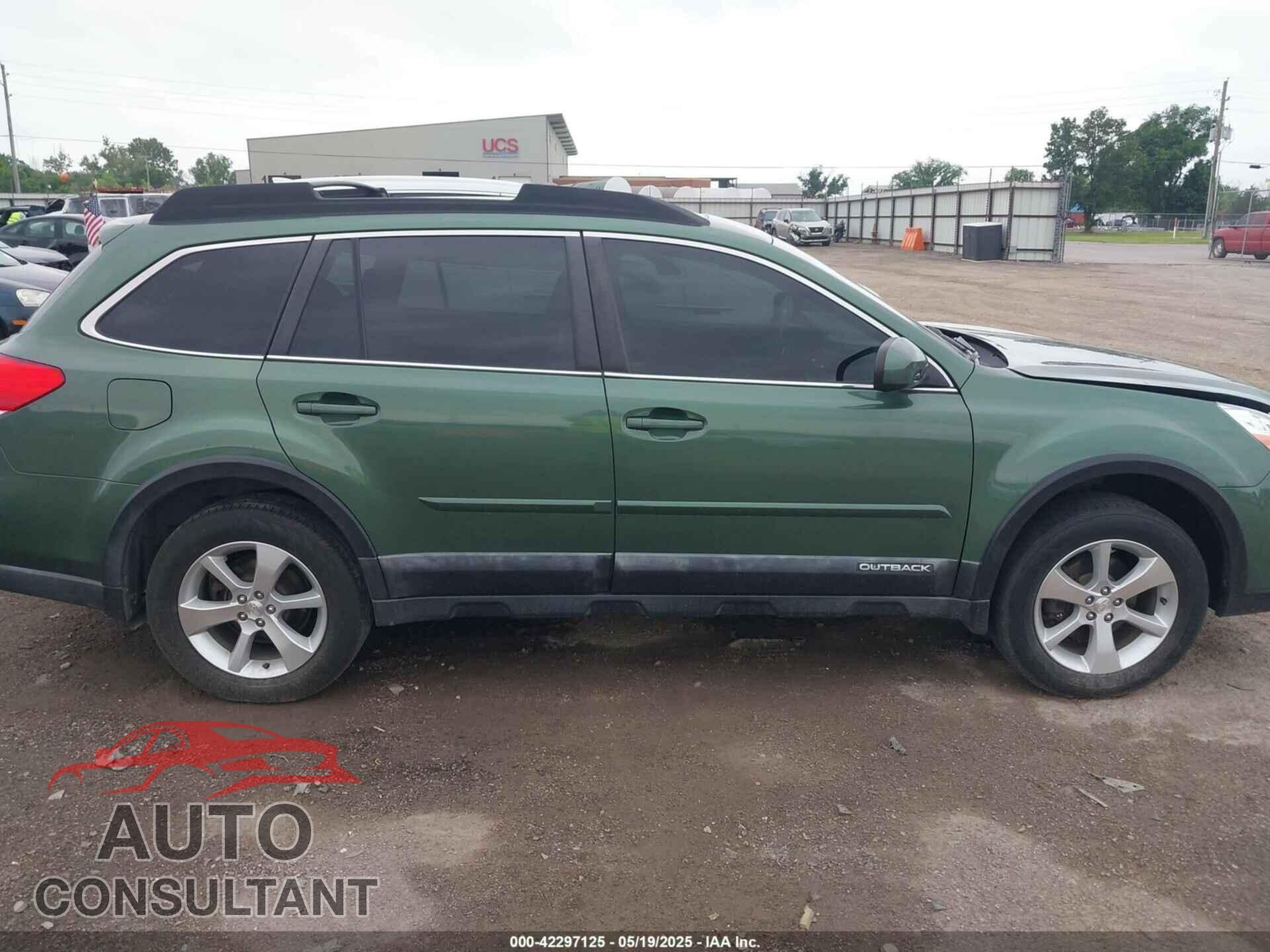 SUBARU OUTBACK 2014 - 4S4BRBLC5E3219599