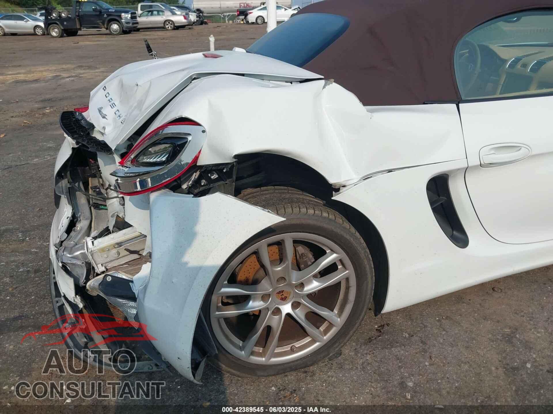PORSCHE BOXSTER 2014 - WP0CA2A80ES120371