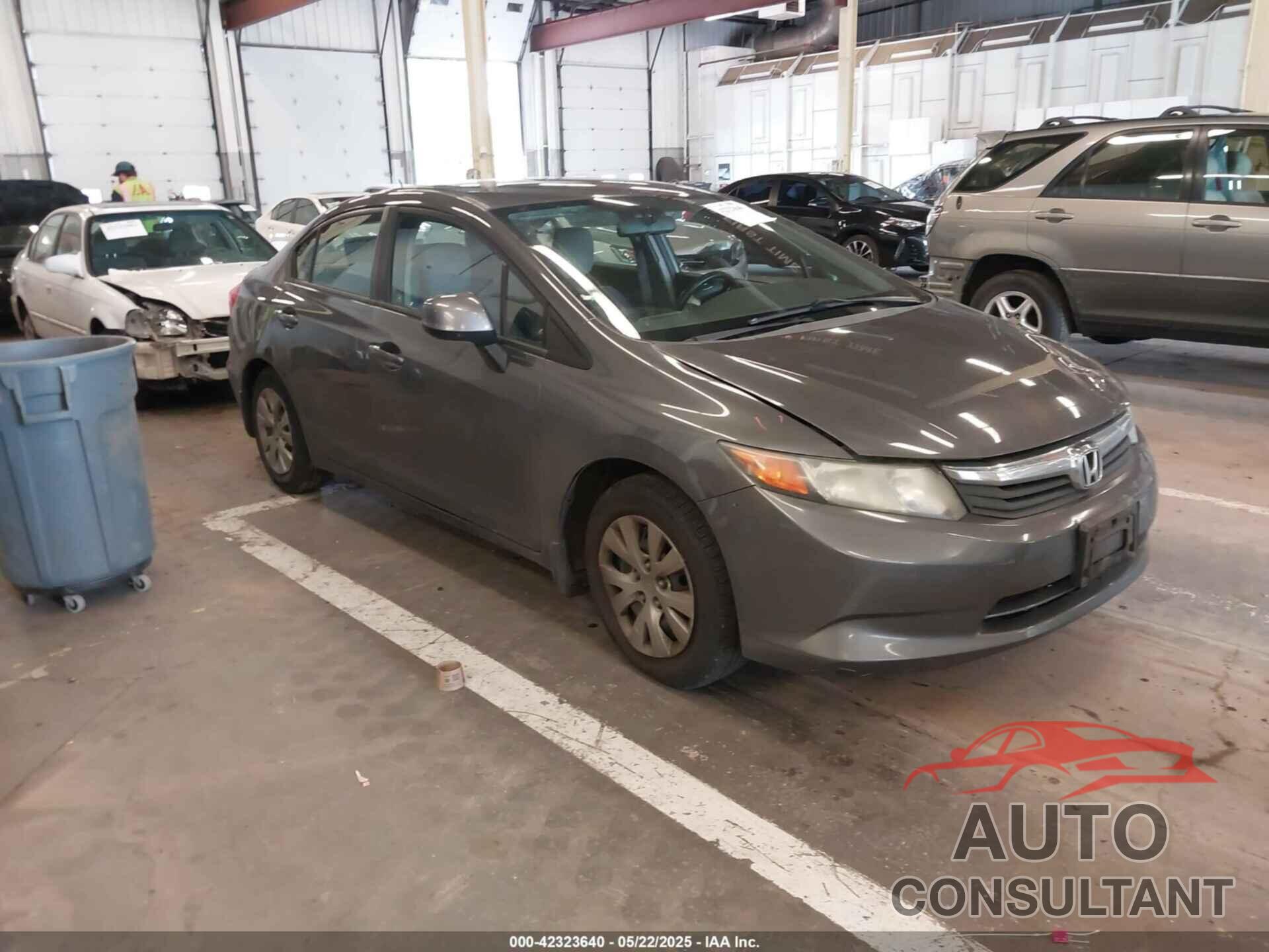 HONDA CIVIC 2012 - 2HGFB2F54CH608978