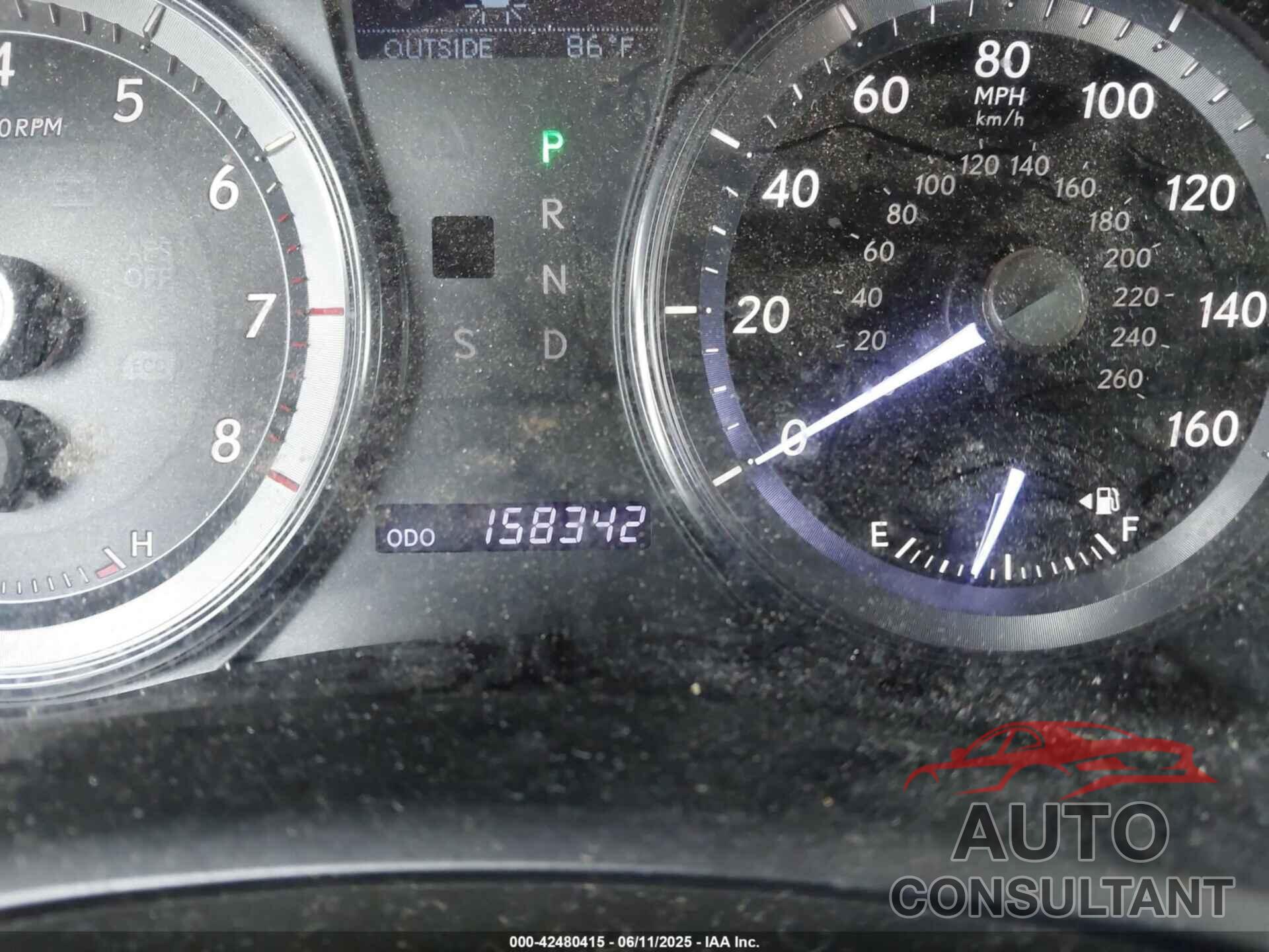 LEXUS ES 350 2012 - JTHBK1EG0C2513206