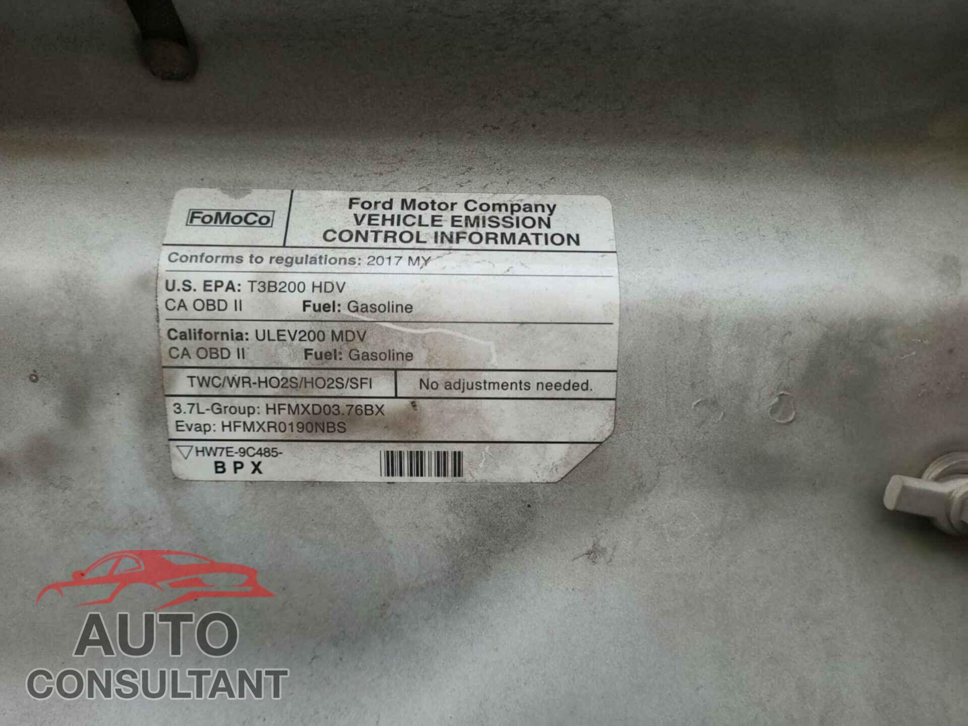 FORD TRANSIT 2017 - 1FTBW2YM4HKB04856