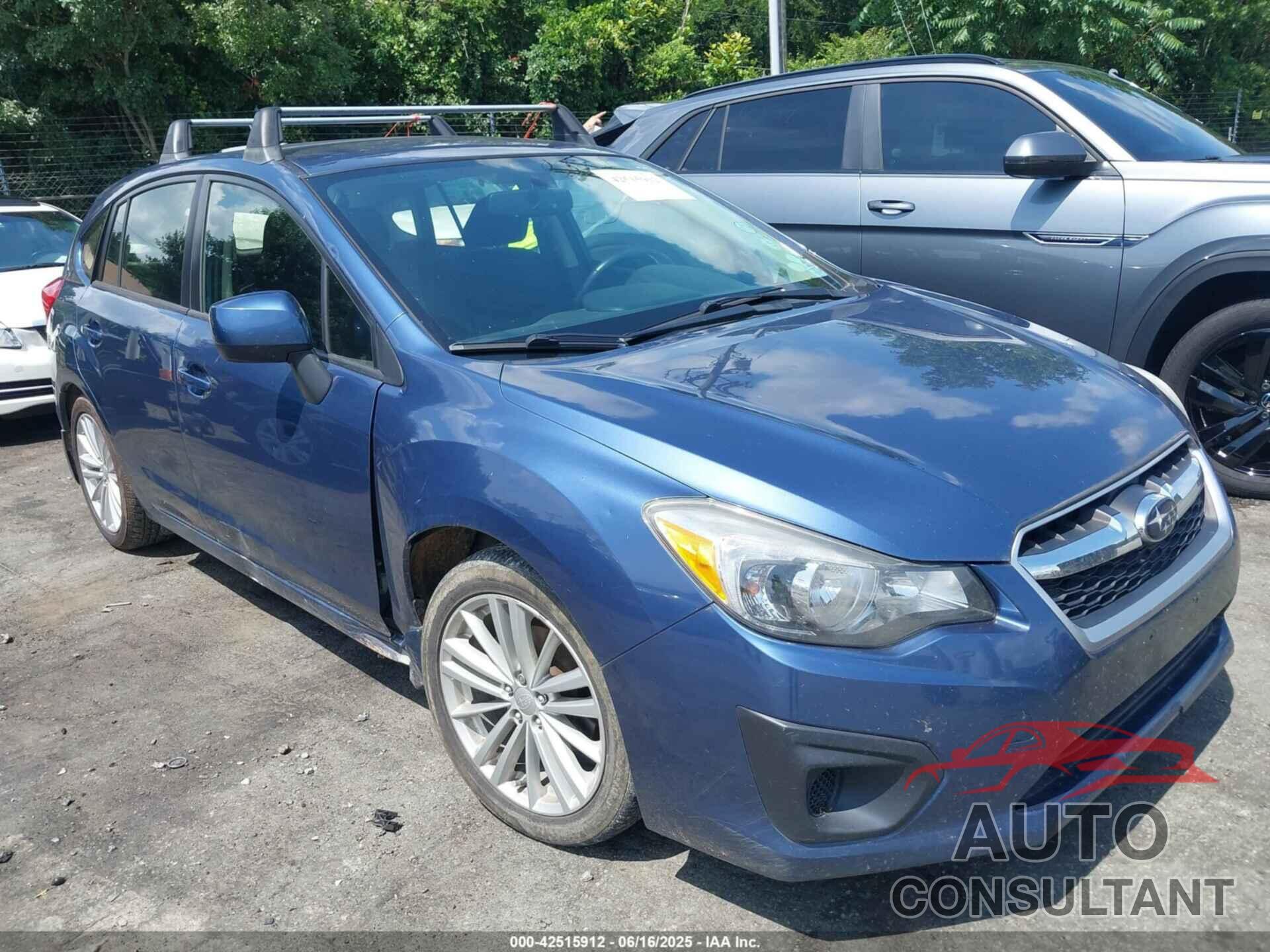 SUBARU IMPREZA 2013 - JF1GPAE69D2831770