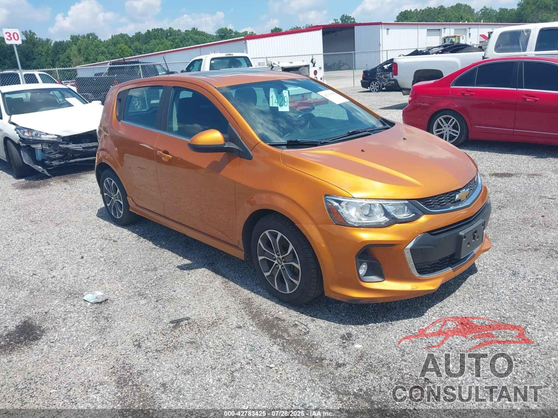CHEVROLET SONIC 2017 - 1G1JD6SB5H4125096