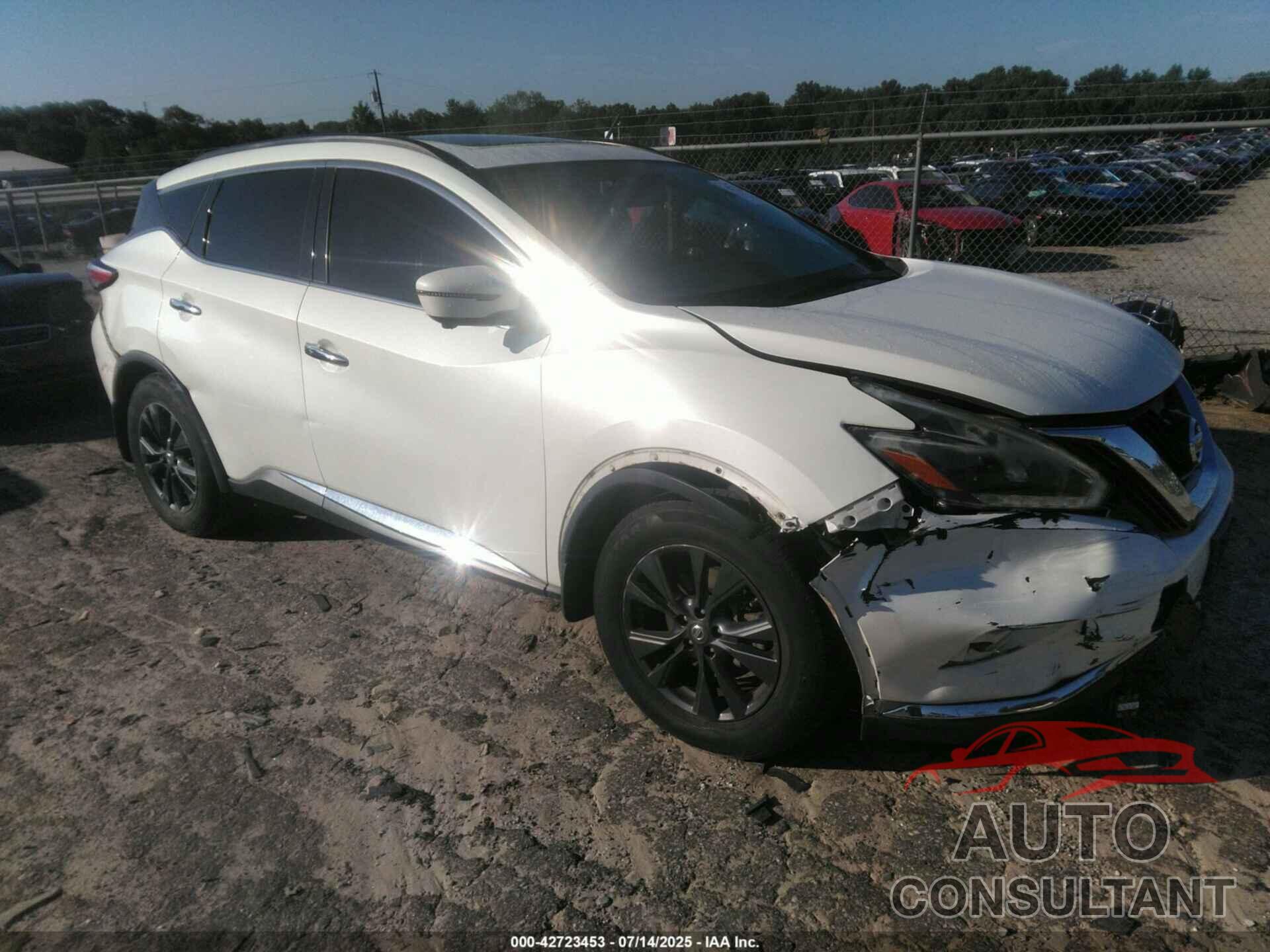 NISSAN MURANO 2018 - 5N1AZ2MG4JN174280