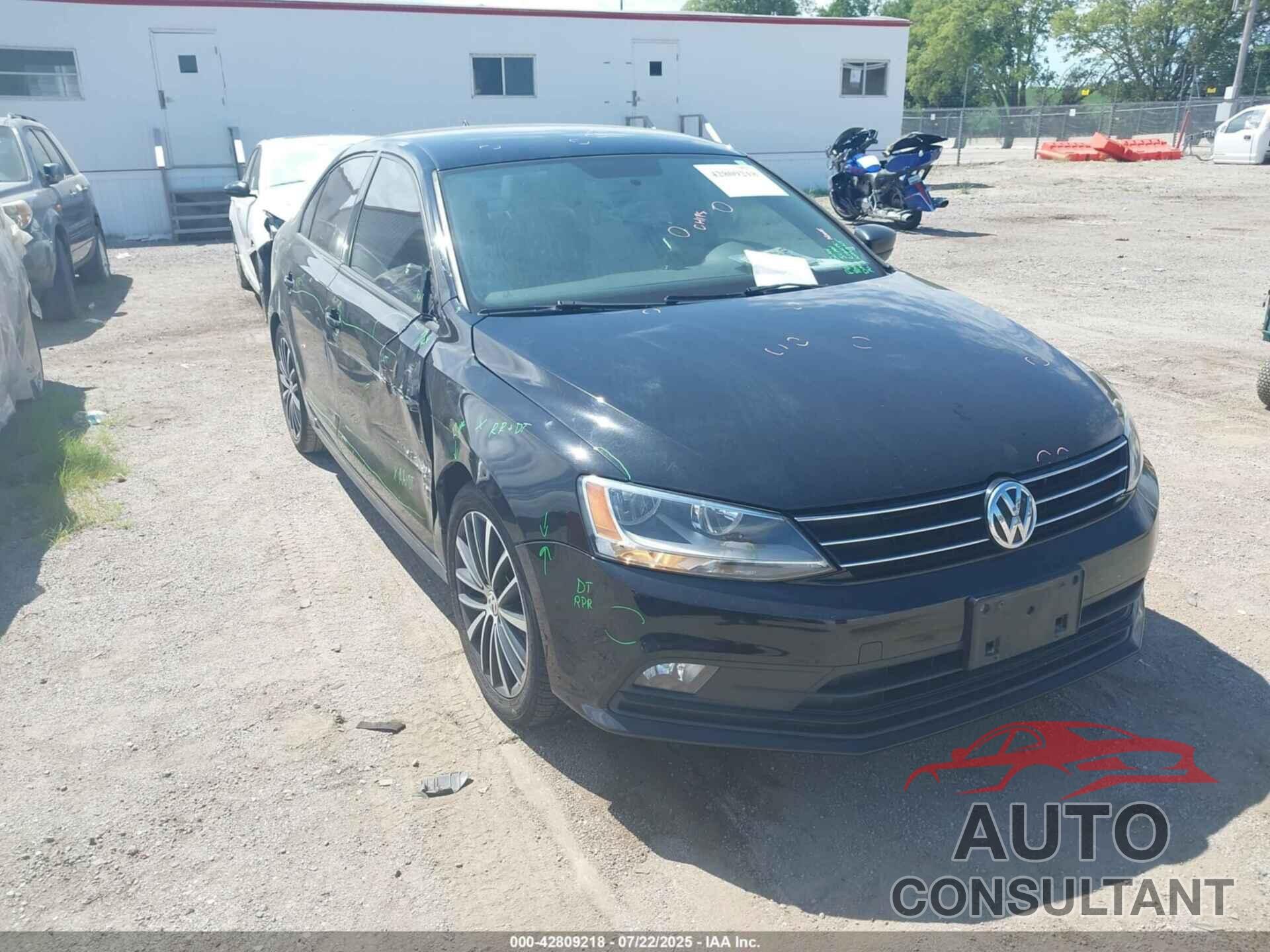 VOLKSWAGEN JETTA 2016 - 3VWD17AJ3GM296392