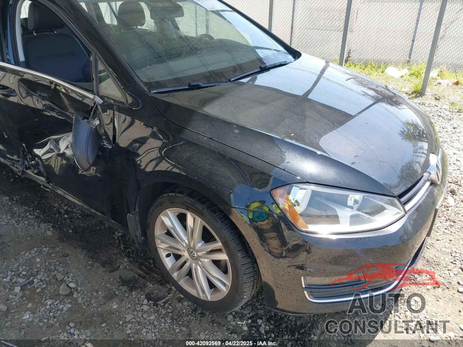 VOLKSWAGEN GOLF SPORTWAGEN 2015 - 3VWFA7AU7FM520202