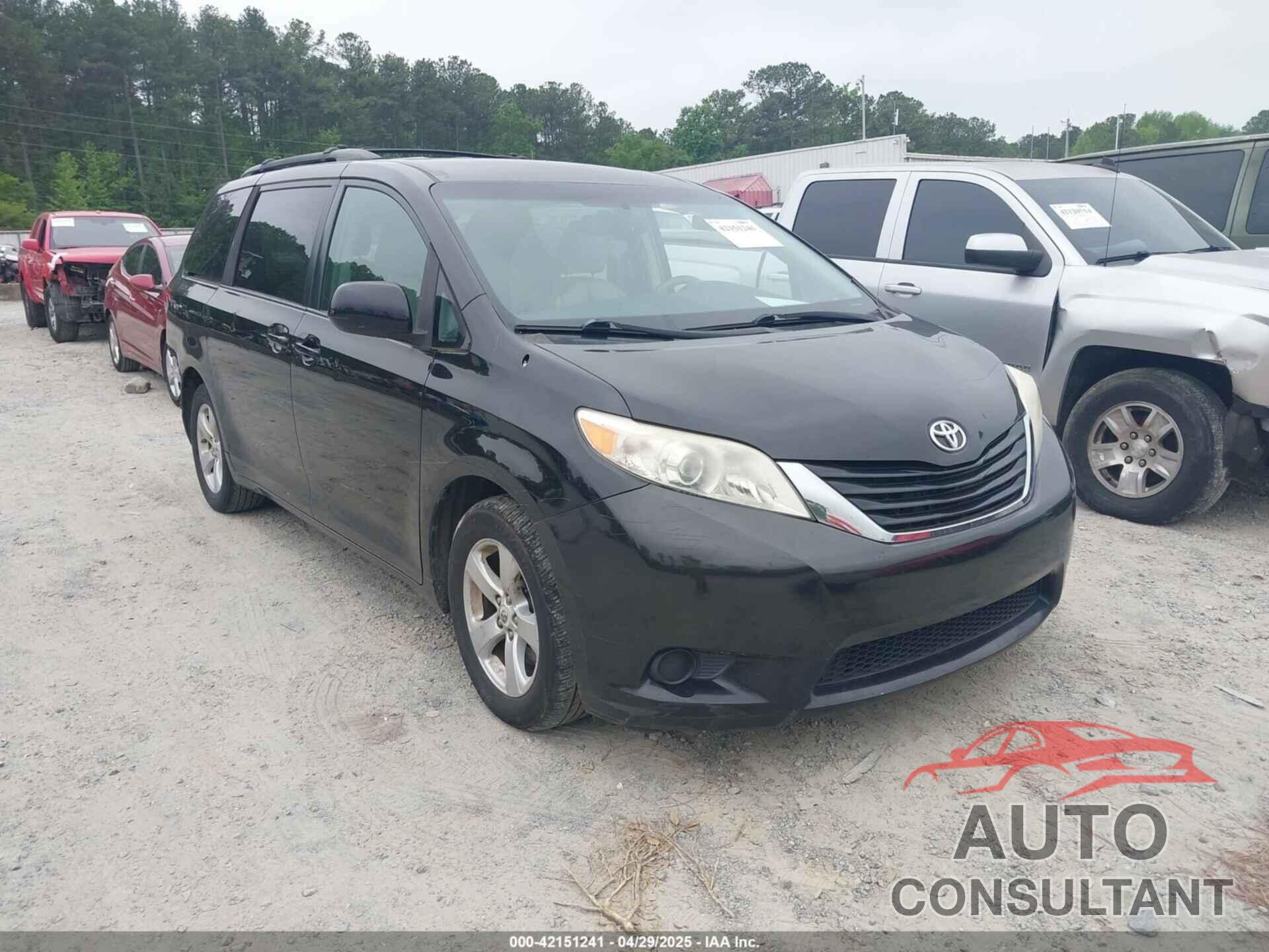 TOYOTA SIENNA 2012 - 5TDKK3DC4CS250643