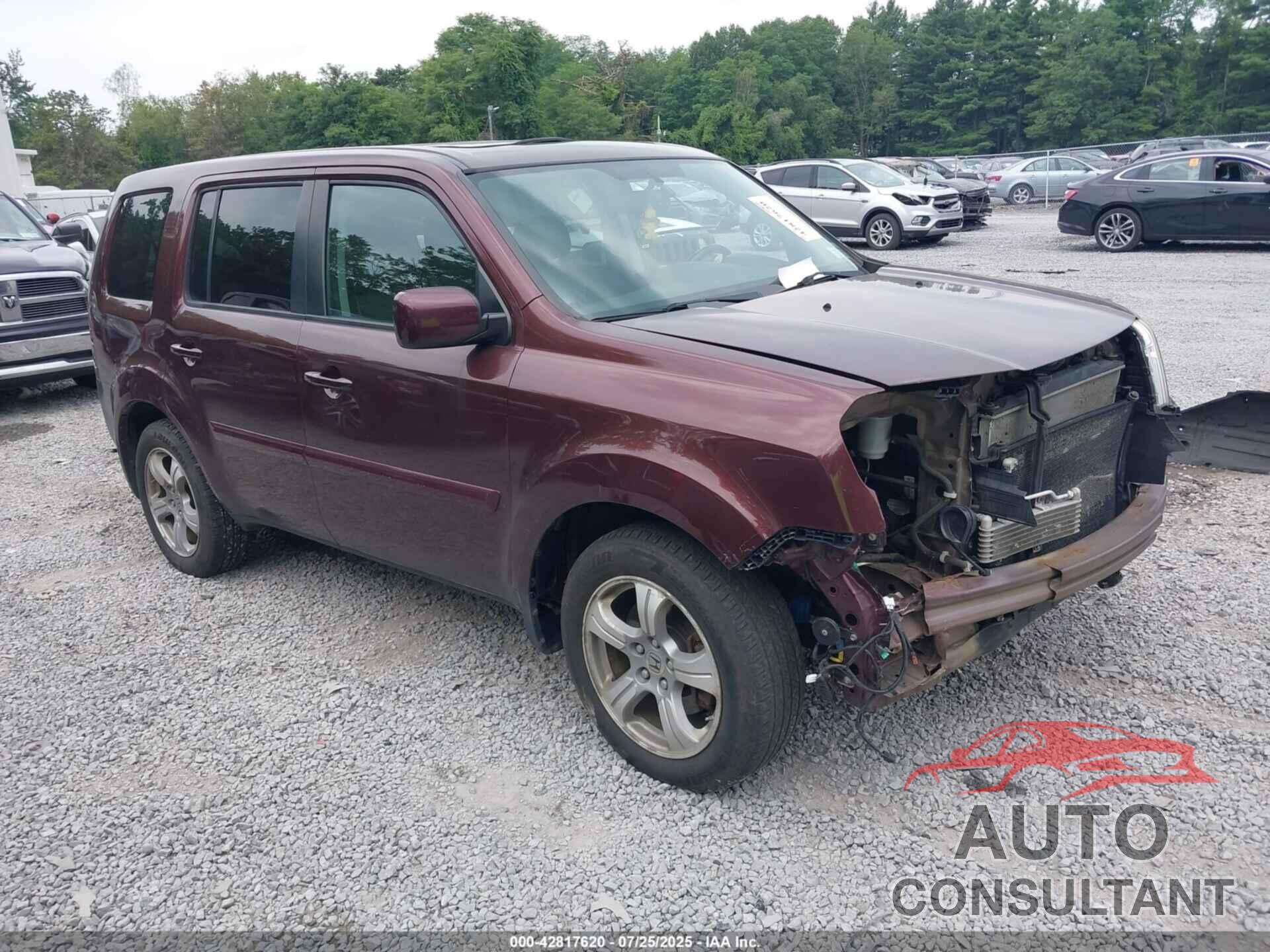 HONDA PILOT 2013 - 5FNYF4H53DB050570