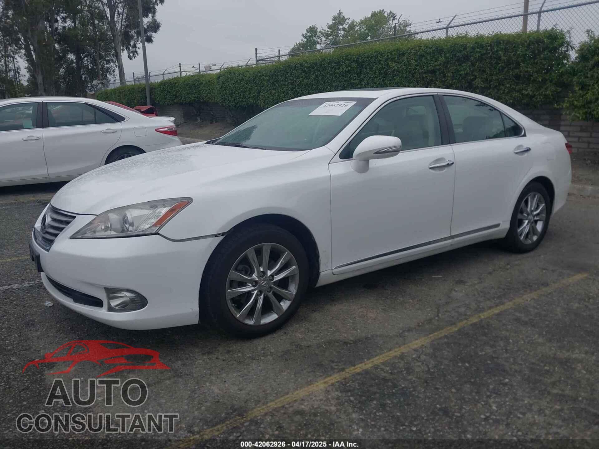 LEXUS ES 350 2011 - JTHBK1EG8B2425485