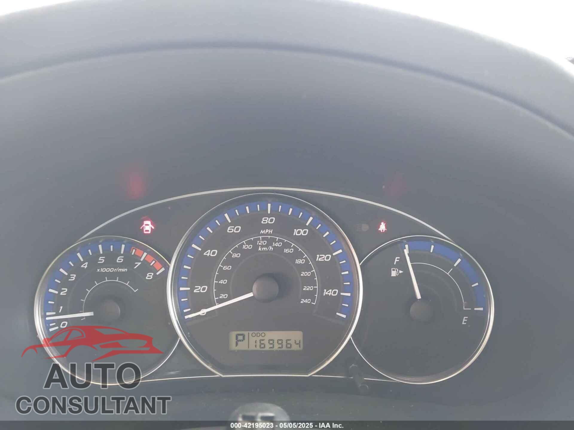 SUBARU FORESTER 2012 - JF2SHBBC2CH435307