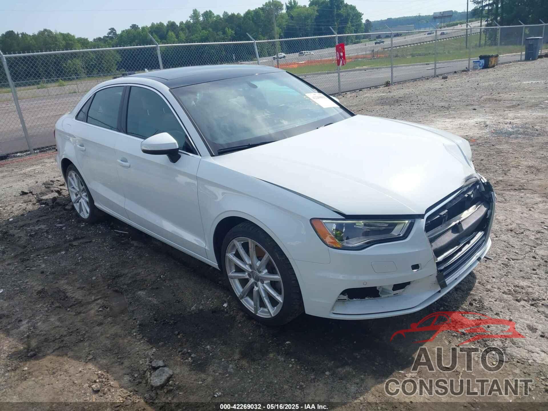AUDI A3 2016 - WAUE8GFF1G1025221