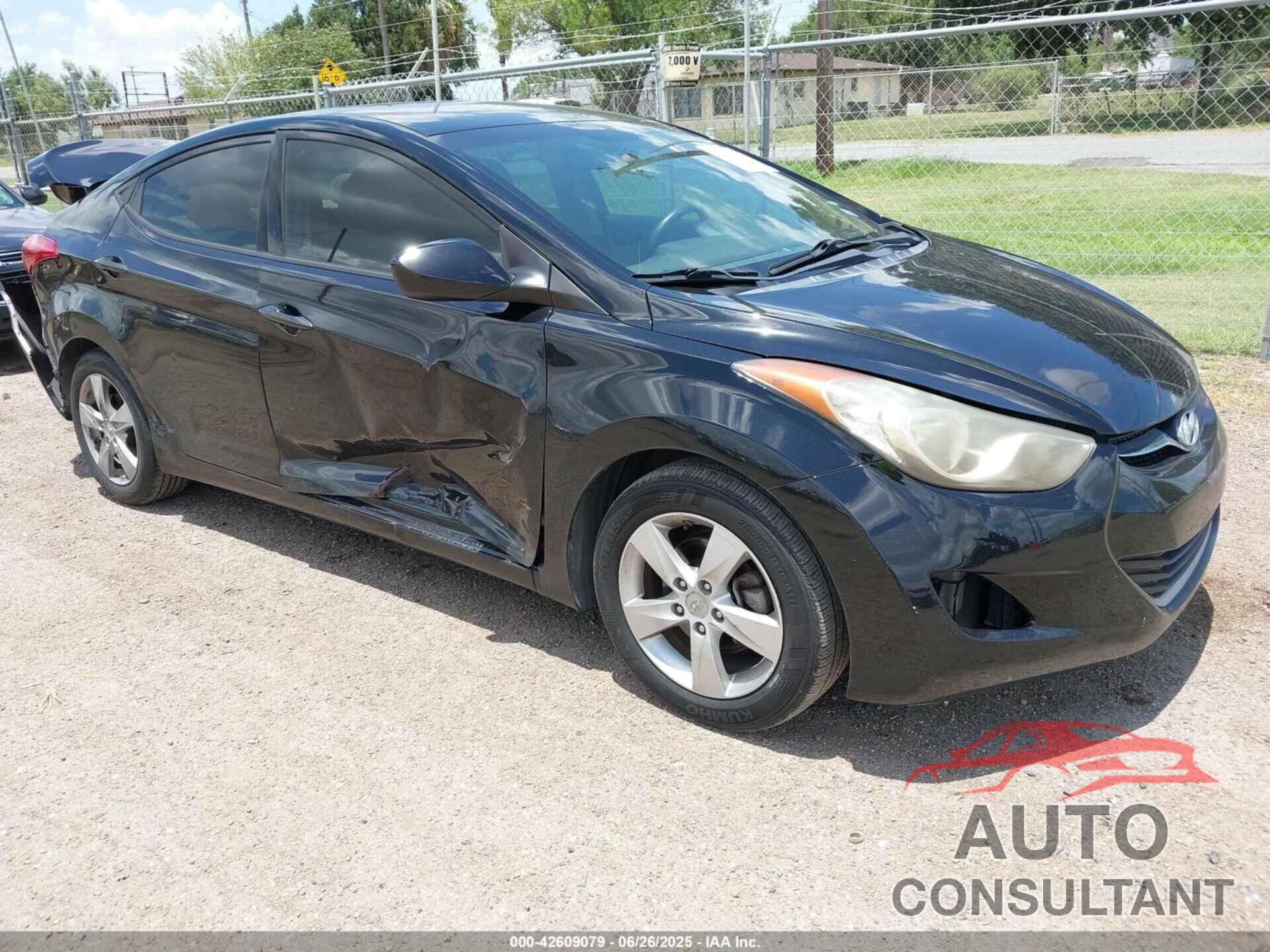 HYUNDAI ELANTRA 2013 - KMHDH4AE0DU666782