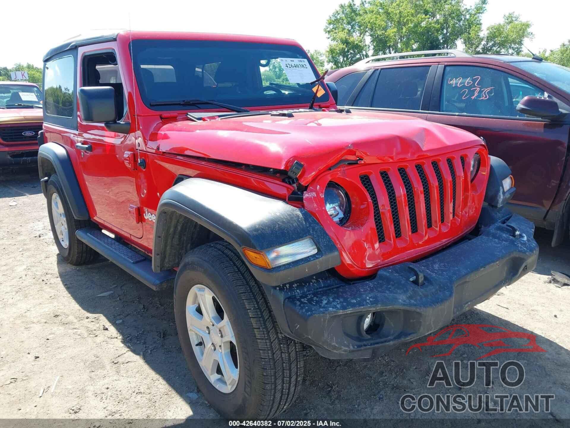 JEEP WRANGLER 2020 - 1C4GJXAG3LW308281