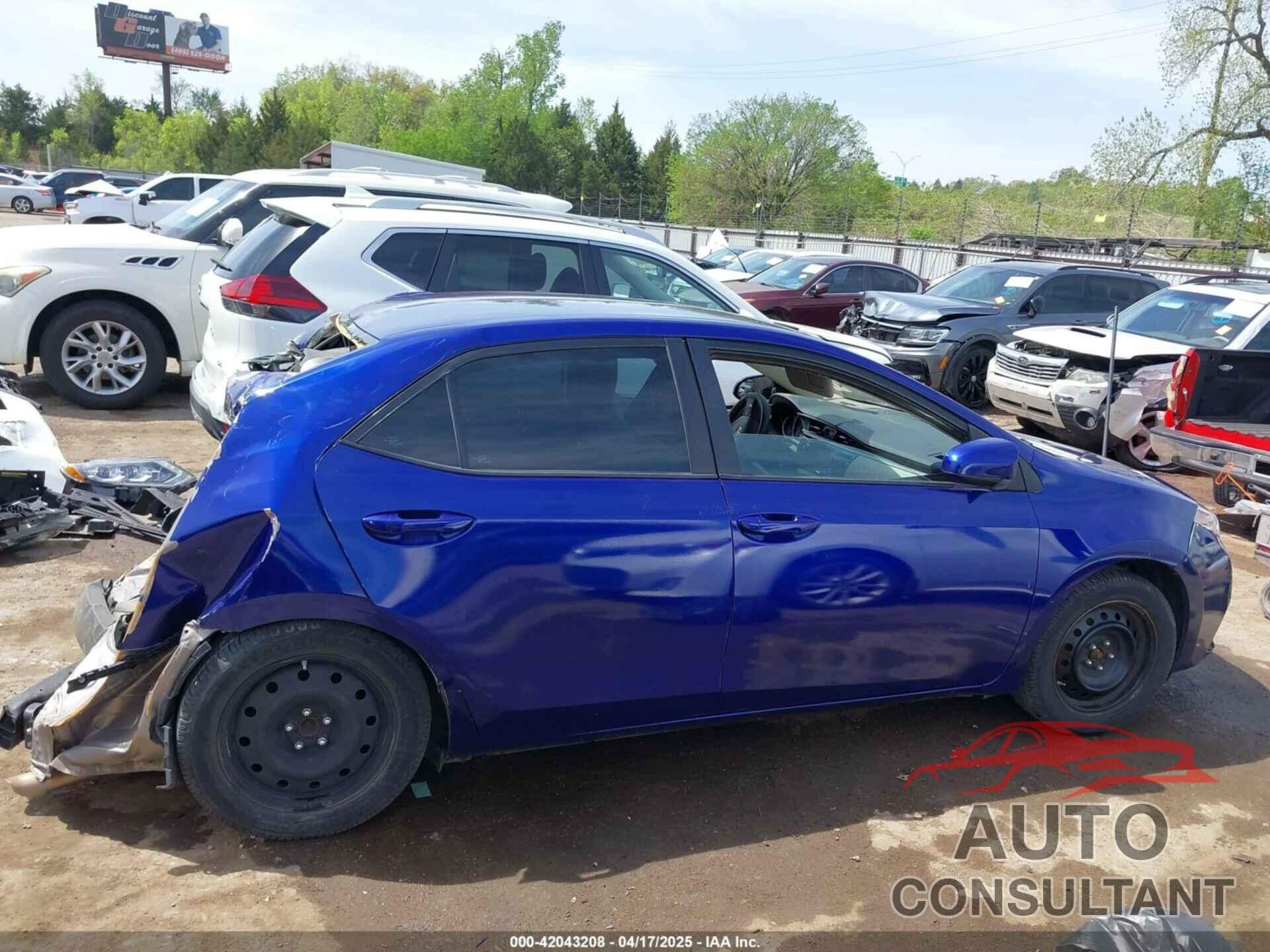 TOYOTA COROLLA 2016 - 5YFBURHE3GP381229