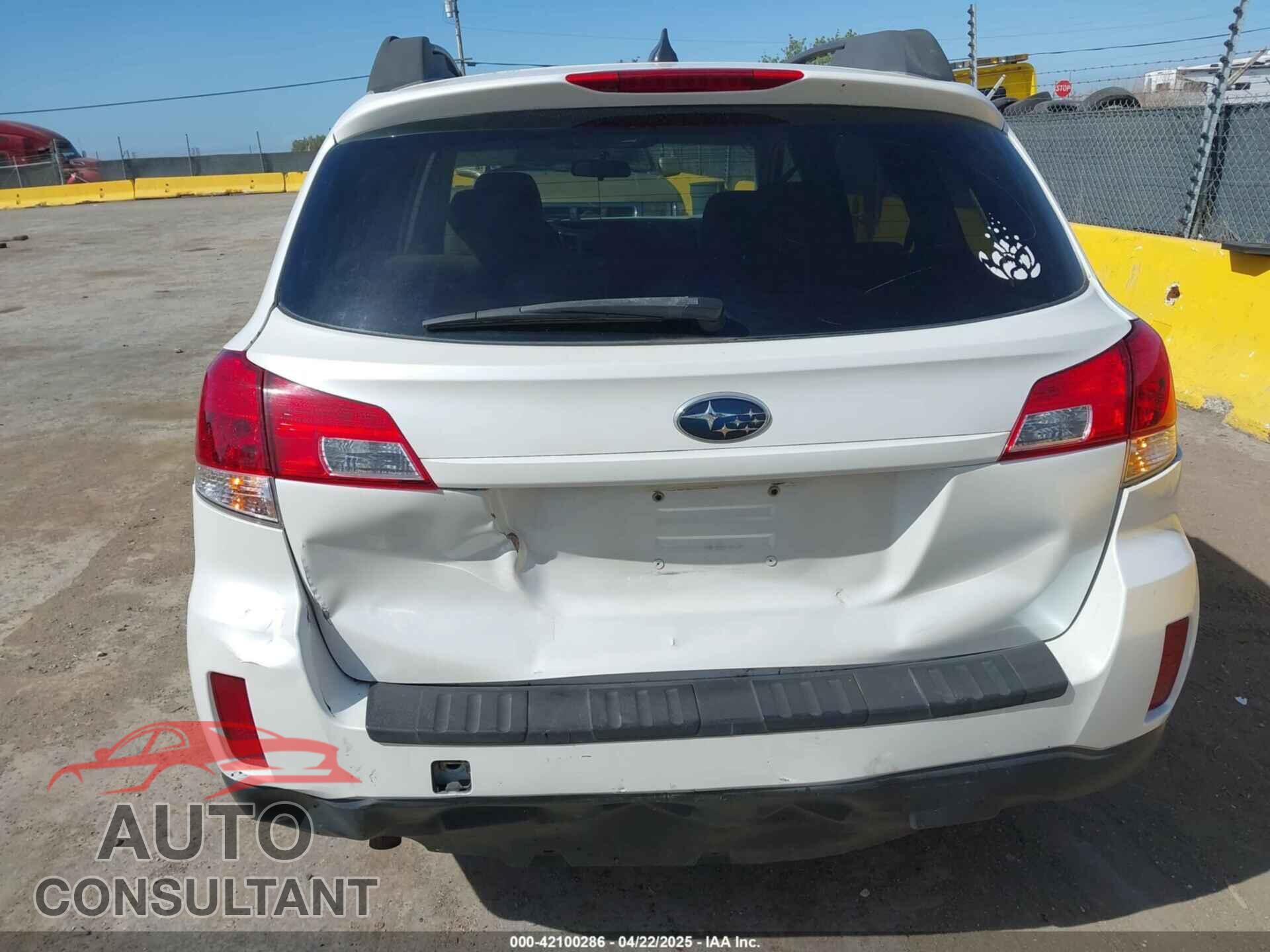 SUBARU OUTBACK 2011 - 4S4BRBFC0B3363150